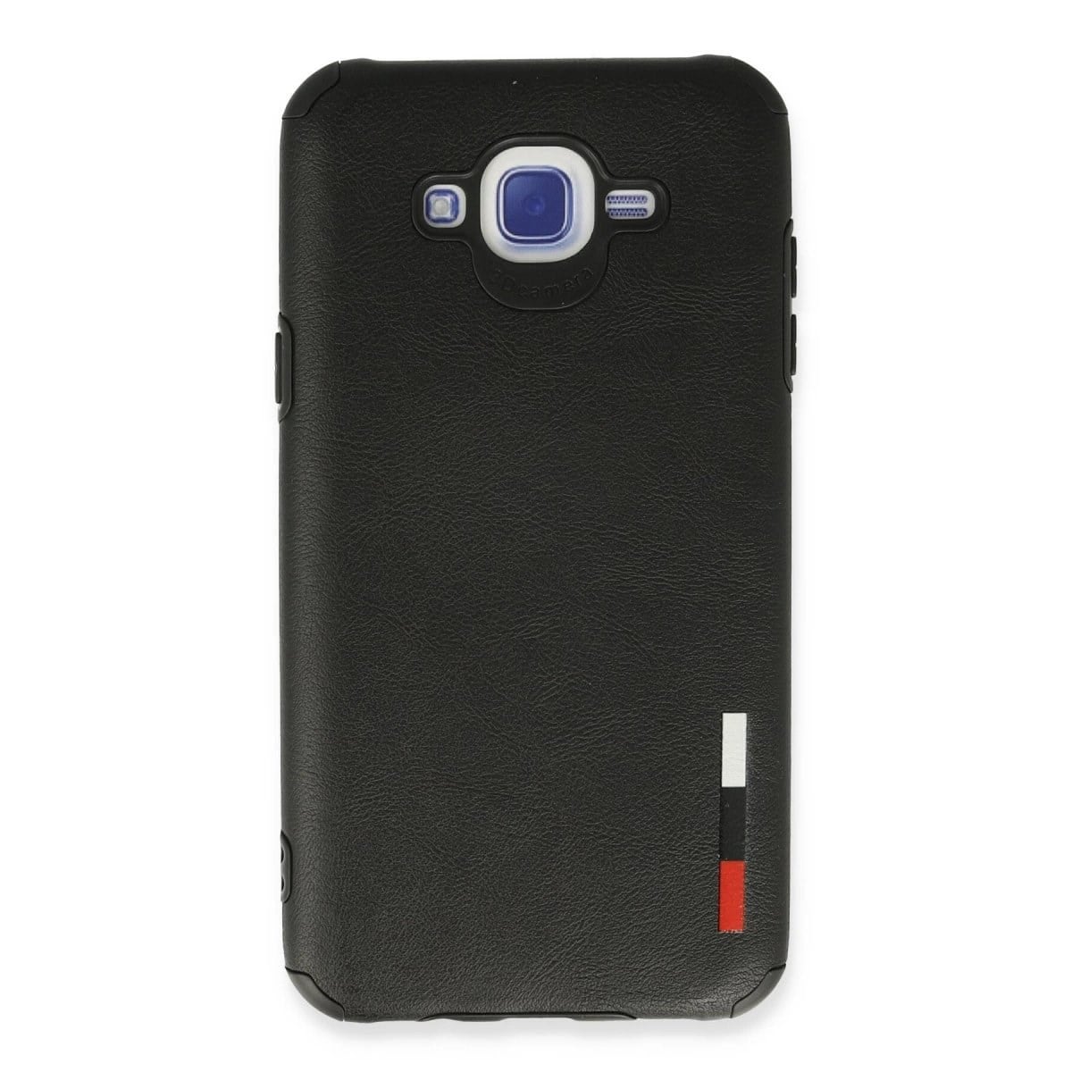 Samsung Galaxy J7 Kılıf Loop Deri Silikon - Siyah