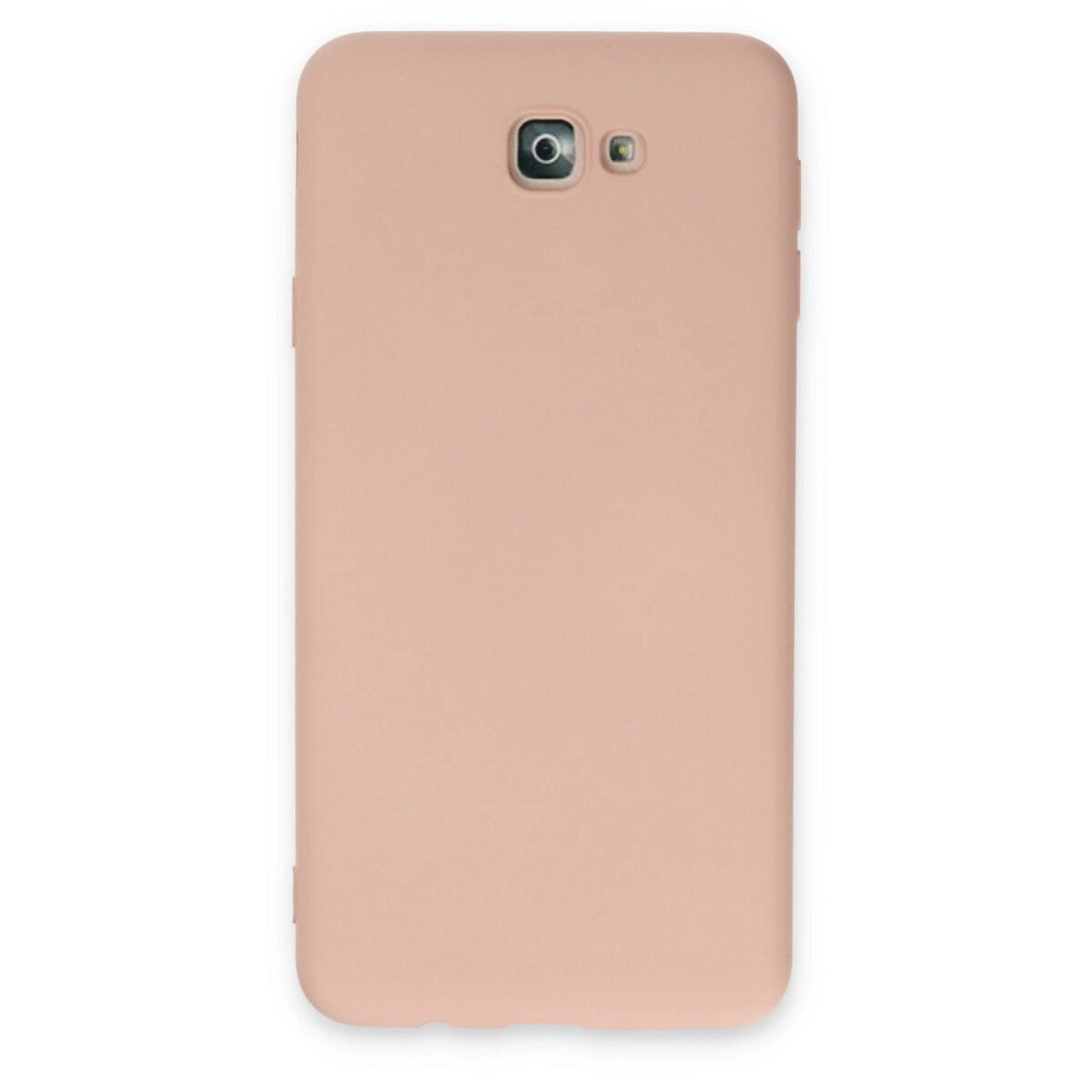 Samsung Galaxy J7 Prime Kılıf Nano İçi Kadife Silikon - Pudra