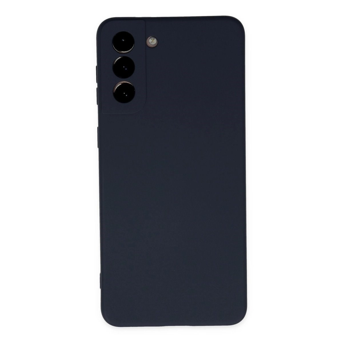 Samsung Galaxy S21 Plus Kılıf Nano İçi Kadife Silikon - Lacivert