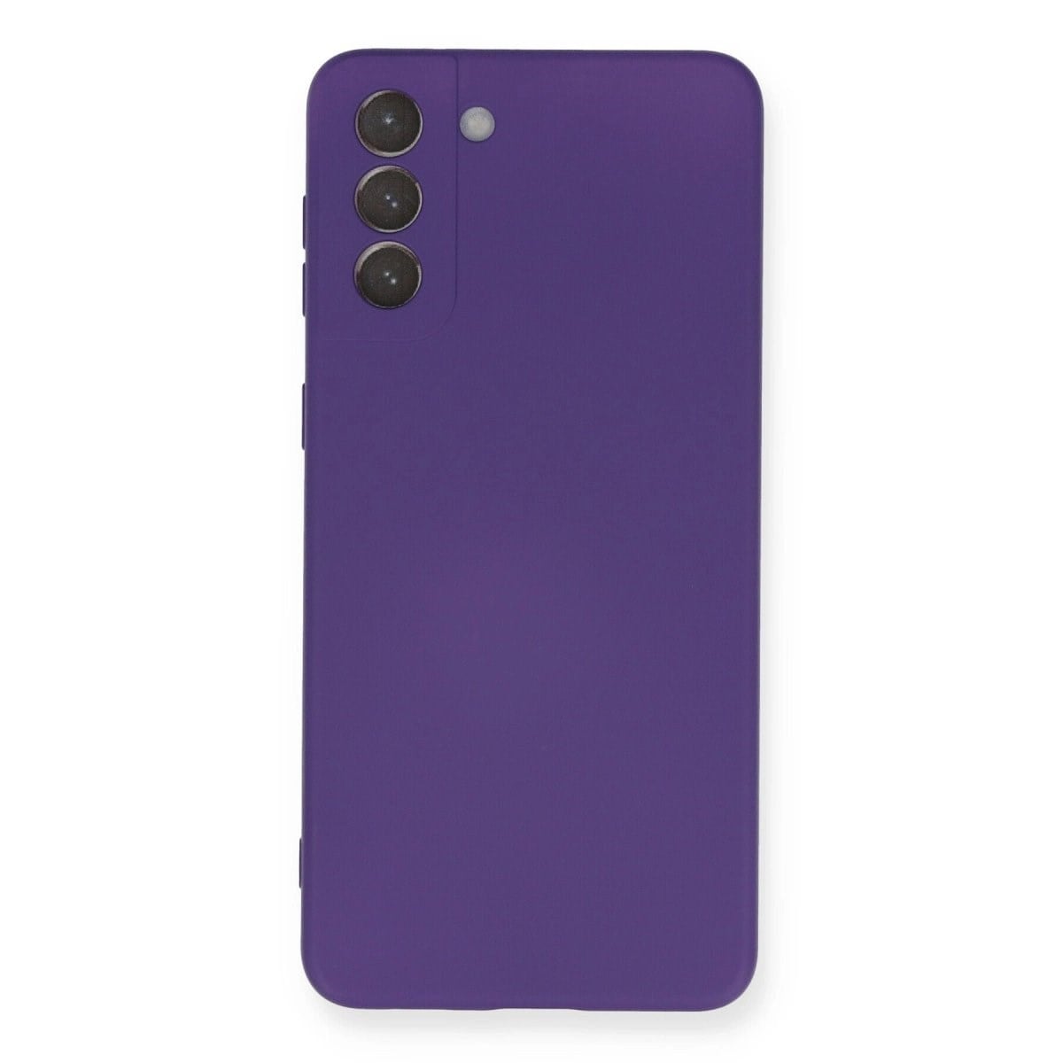 Samsung Galaxy S21 Plus Kılıf Nano İçi Kadife Silikon - Mor