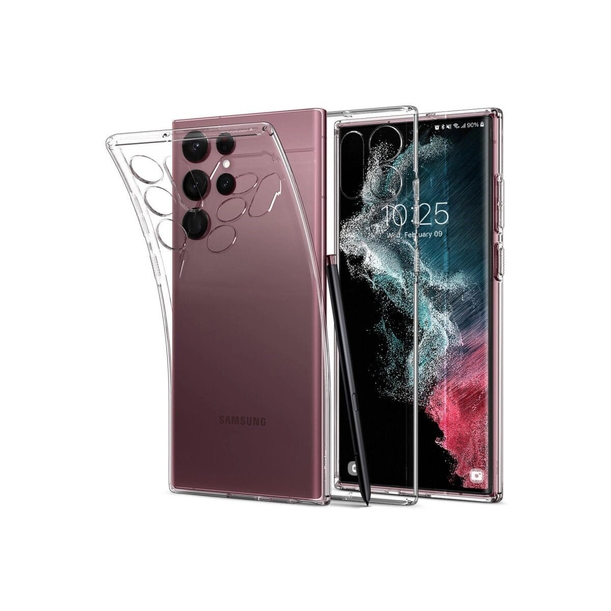 Samsung Galaxy S22 Ultra Kılıf Lüx Şeffaf Silikon