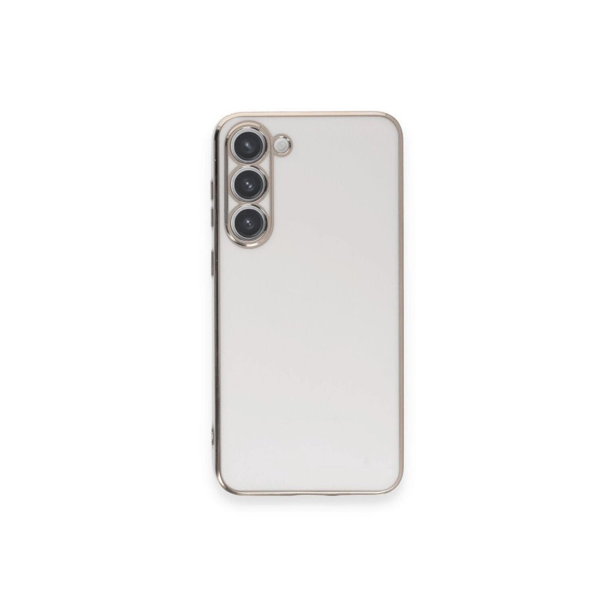 Samsung Galaxy S23 Plus Kılıf Volet Silikon - Beyaz