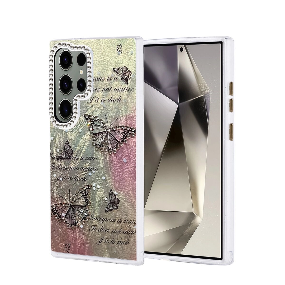 Samsung Galaxy S23 Ultra Kılıf Blade Aynalı Desenli Kapak - Desen 6