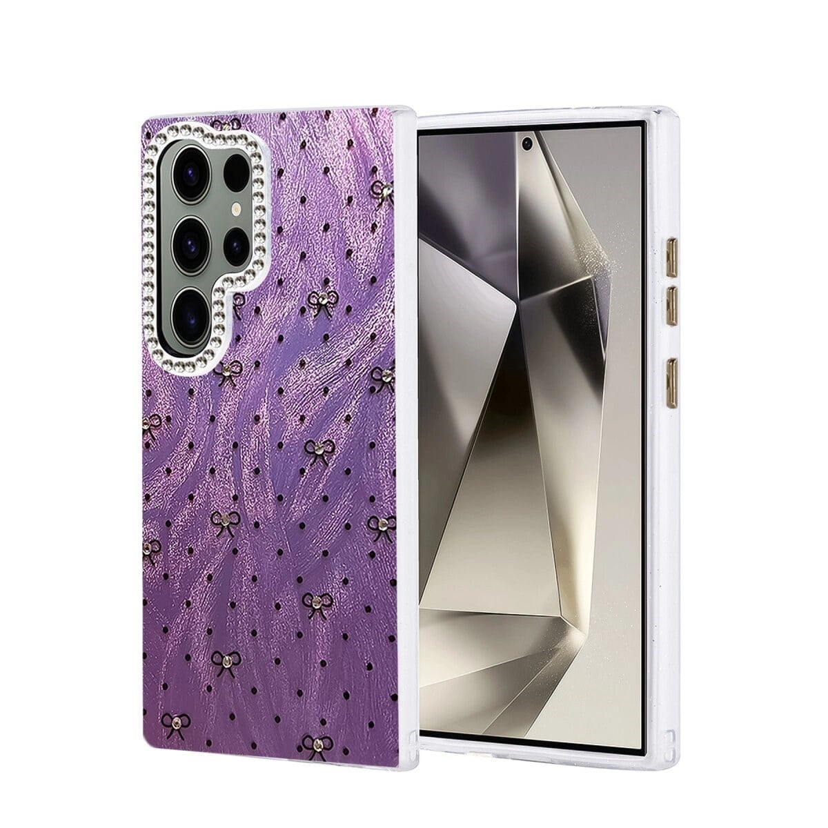 Samsung Galaxy S23 Ultra Kılıf Blade Aynalı Desenli Kapak - Desen 2