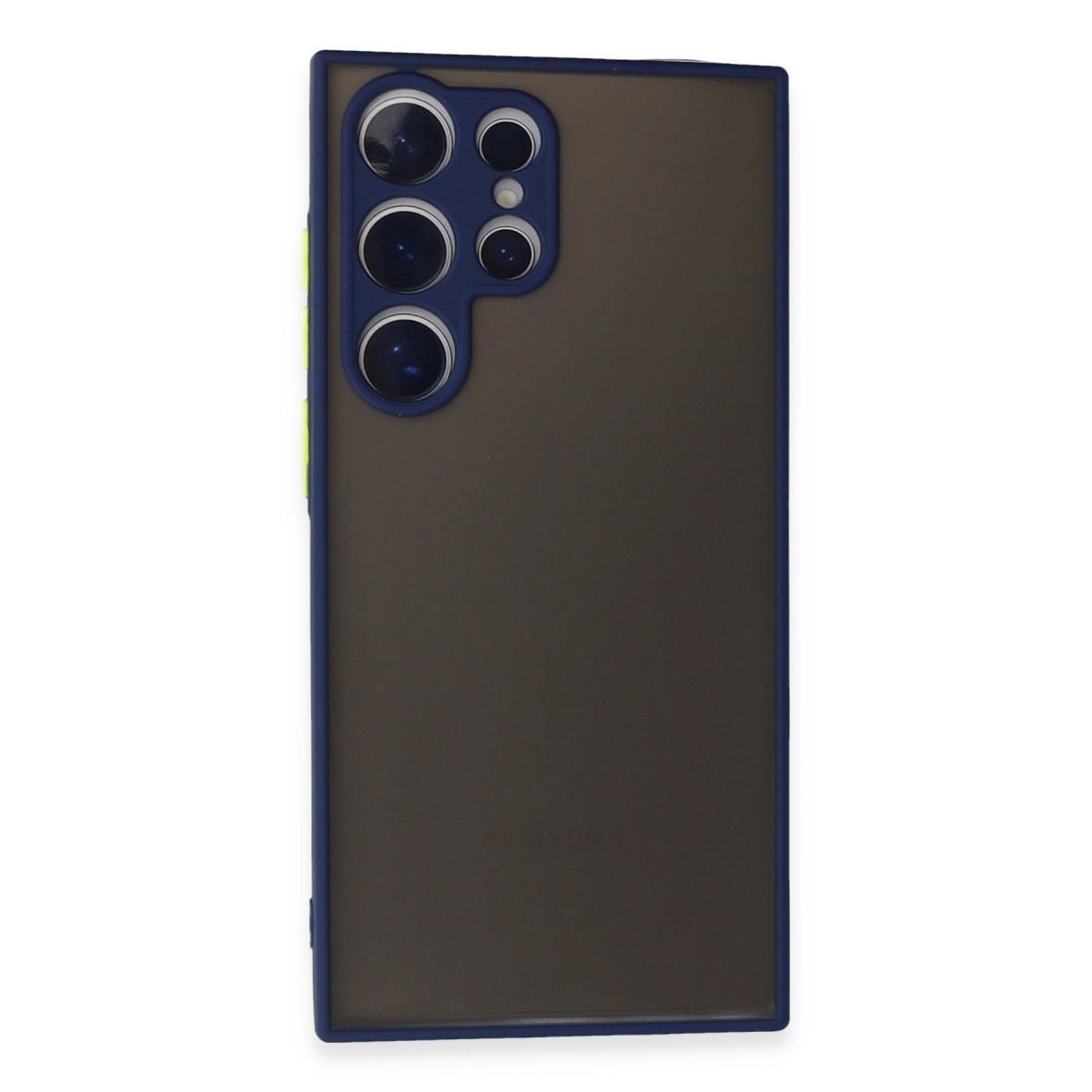 Samsung Galaxy S24 Ultra Kılıf Montreal Silikon Kapak - Lacivert