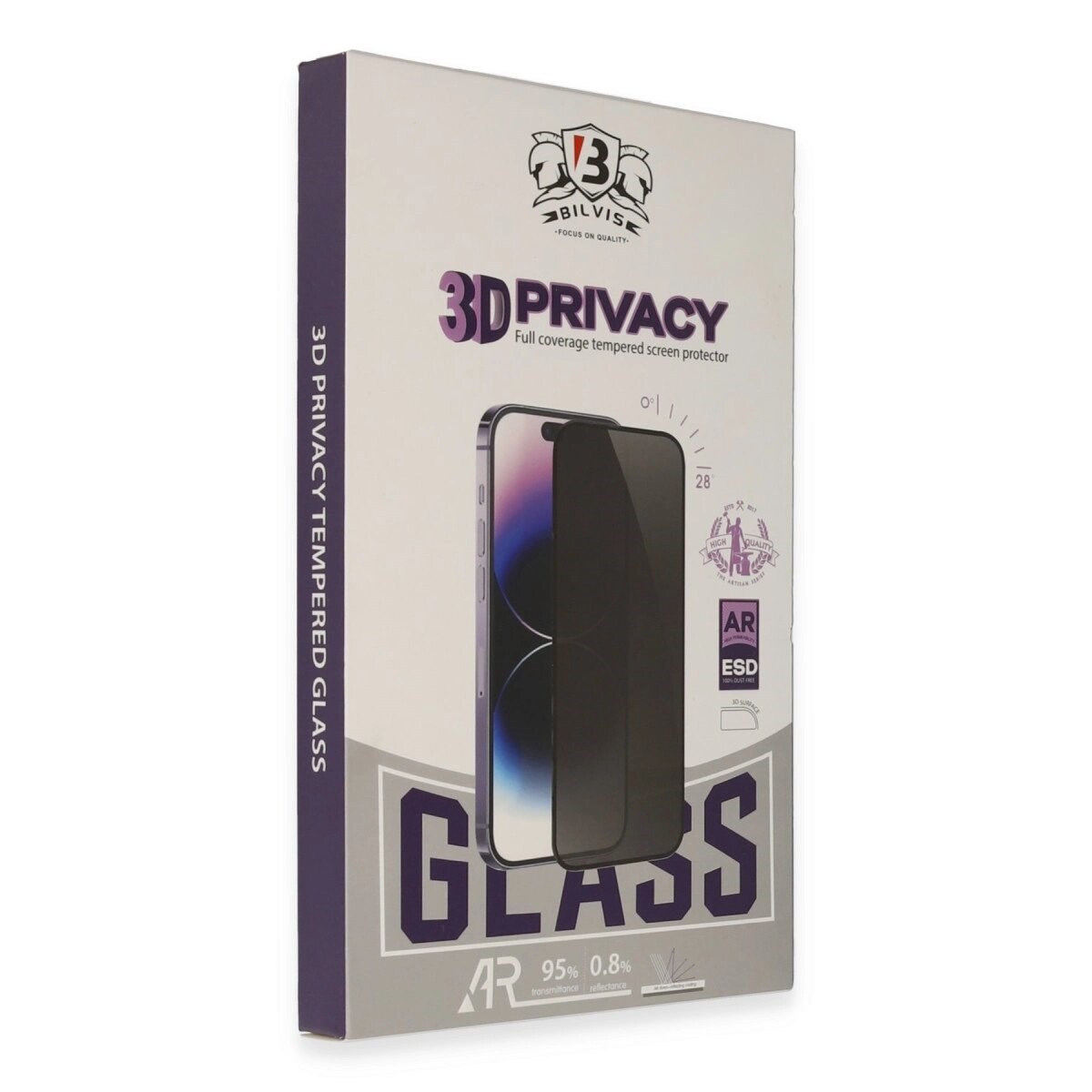 Samsung Galaxy S25 Ultra Bilvis 3d Hayalet Cam Ekran Koruyucu