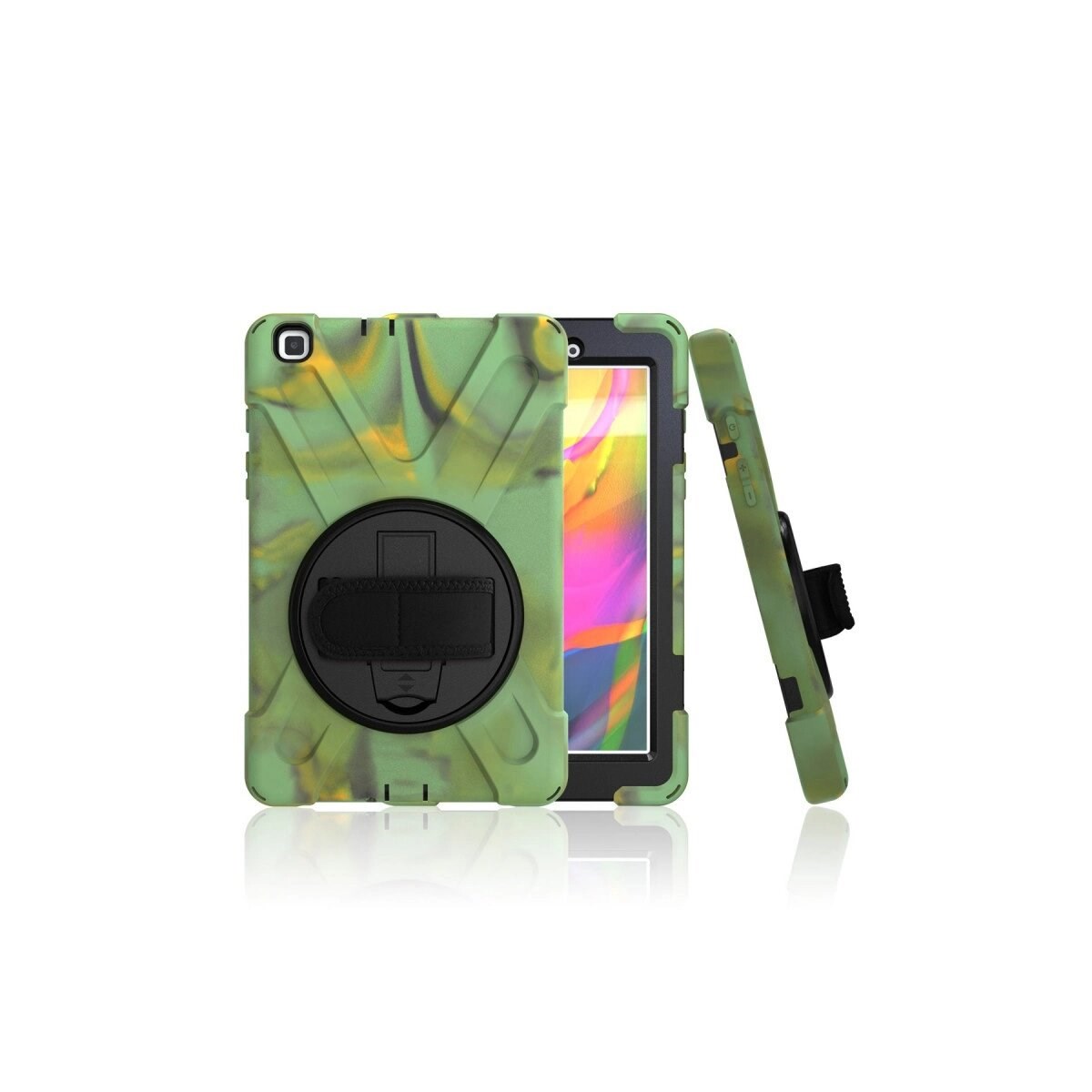 Samsung Galaxy T290 Tab A 8 Kılıf Amazing Tablet Kapak - Kamuflaj