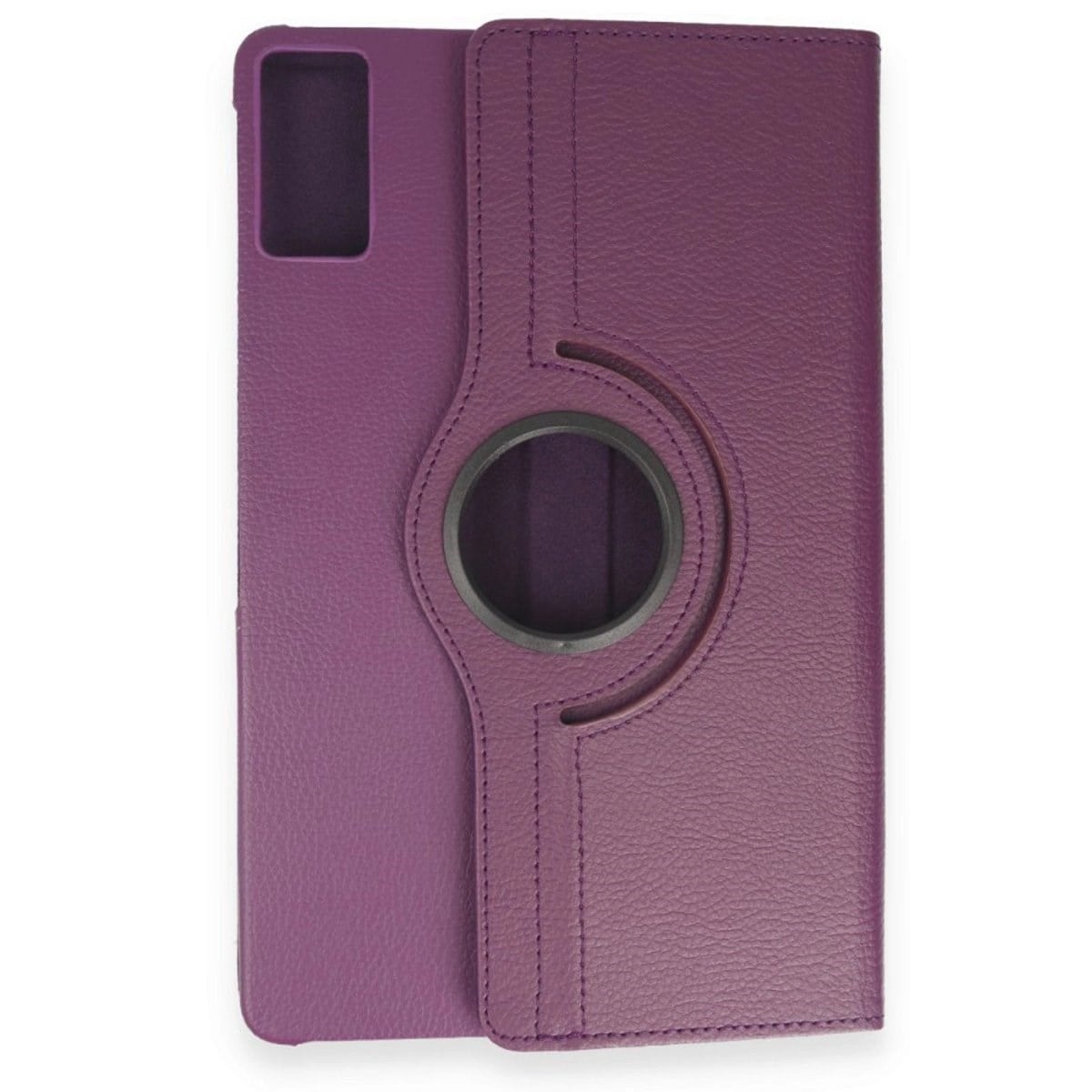 Samsung Galaxy T550 Tab A 9.7 Kılıf 360 Tablet Deri Kılıf - Mürdüm