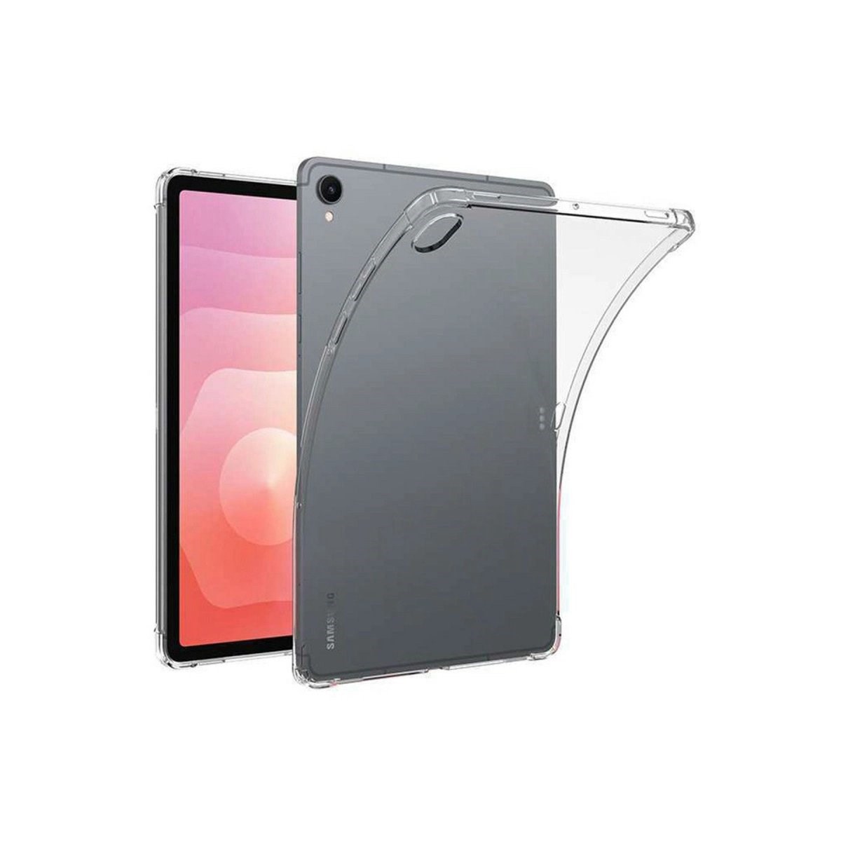 Samsung Galaxy Tab S11 Kılıf Anti Shock Tablet Silikon - Şeffaf