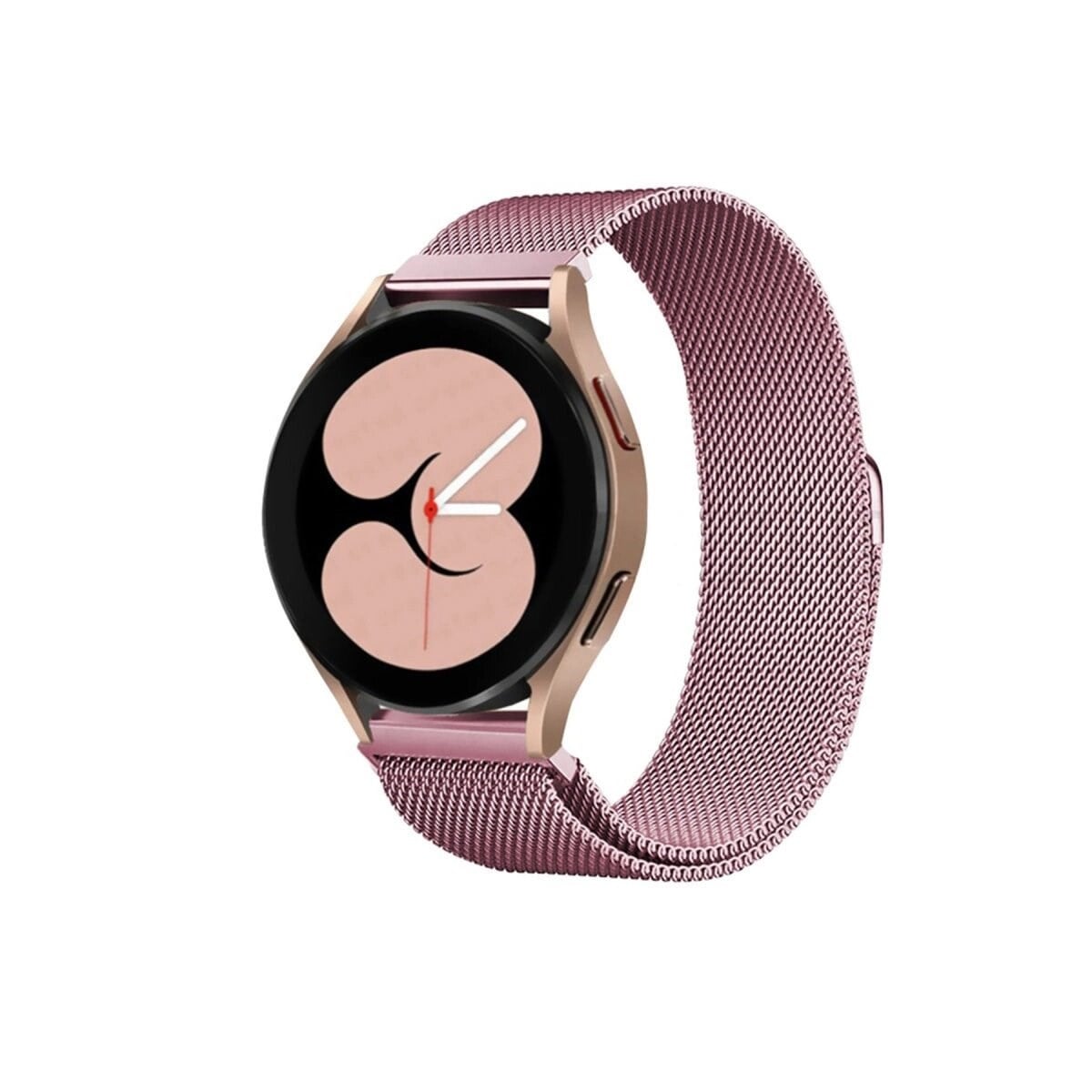 Samsung Galaxy Watch 4 Metal Mıknatıslı Kordon (saat Değildir) - Rose