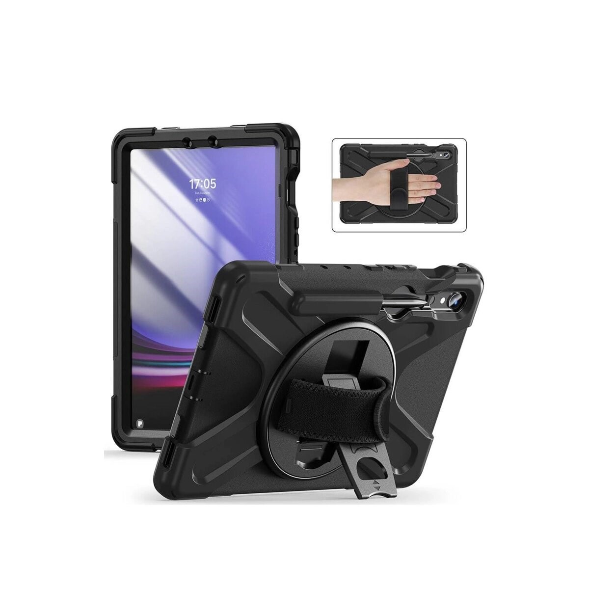 Samsung Galaxy X730 Tab S11 Kılıf Amazing Tablet Kapak - Siyah