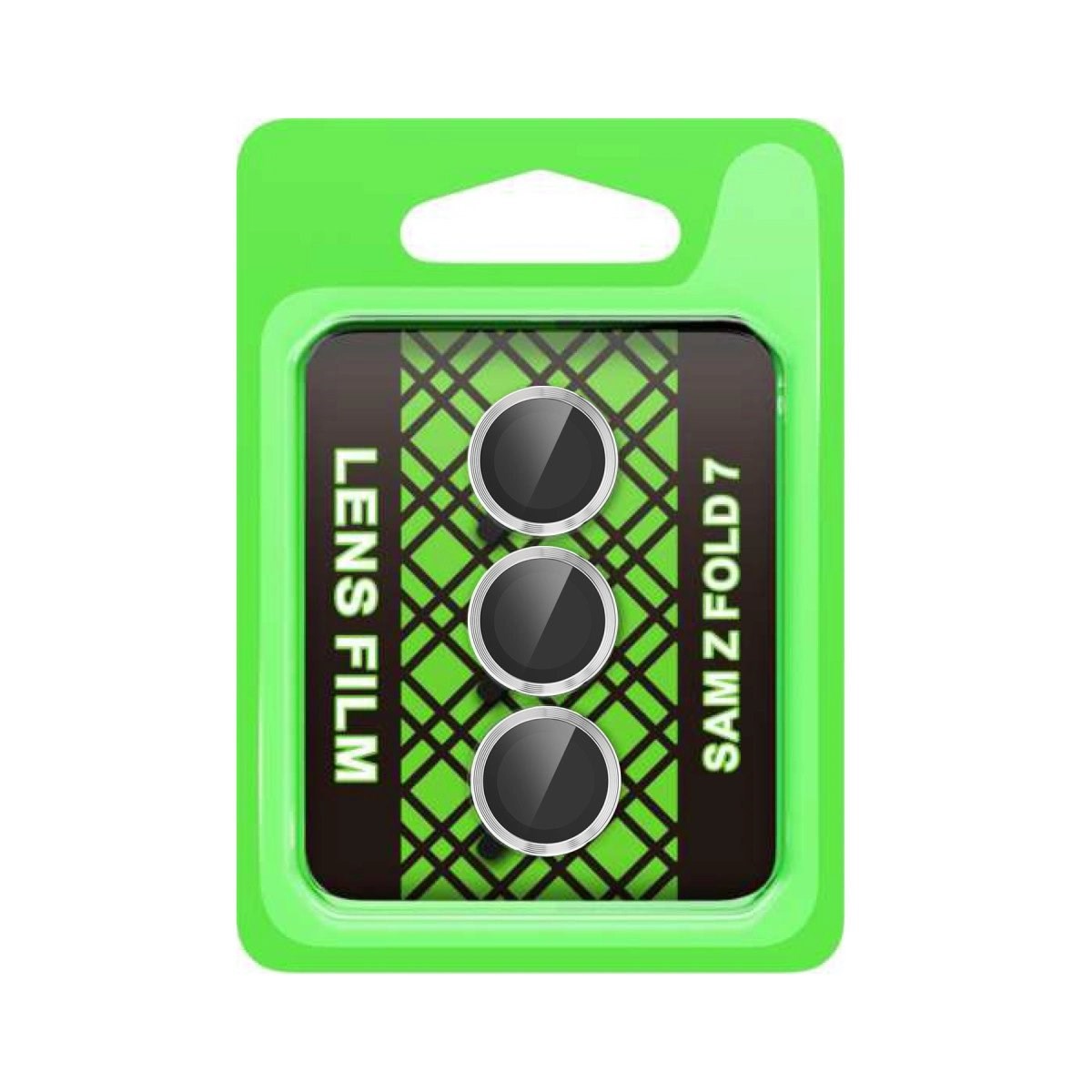 Samsung Galaxy Z Fold 7 Raze Metal Kamera Lens - Gümüş