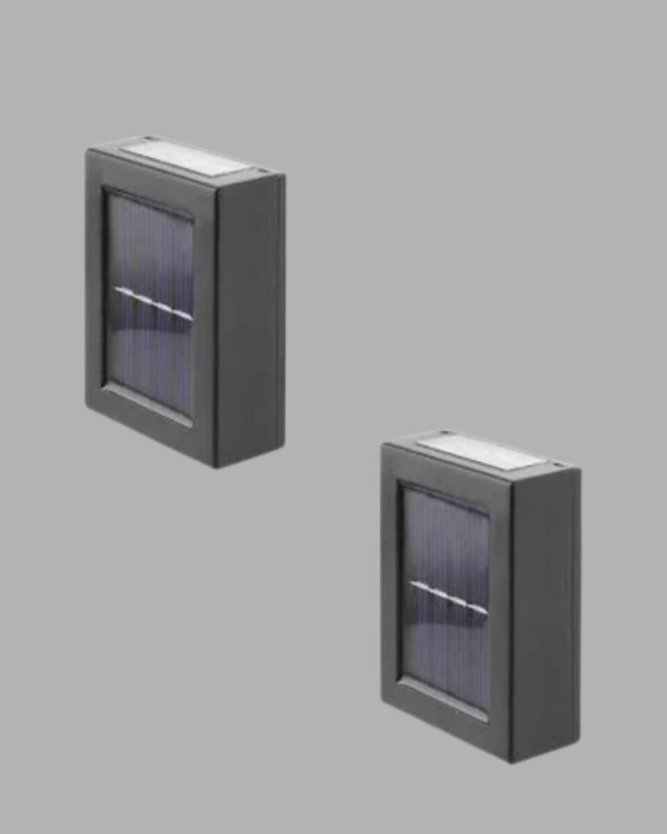 Şeffaf Abajurlu Duvar Tipi Solar Işık