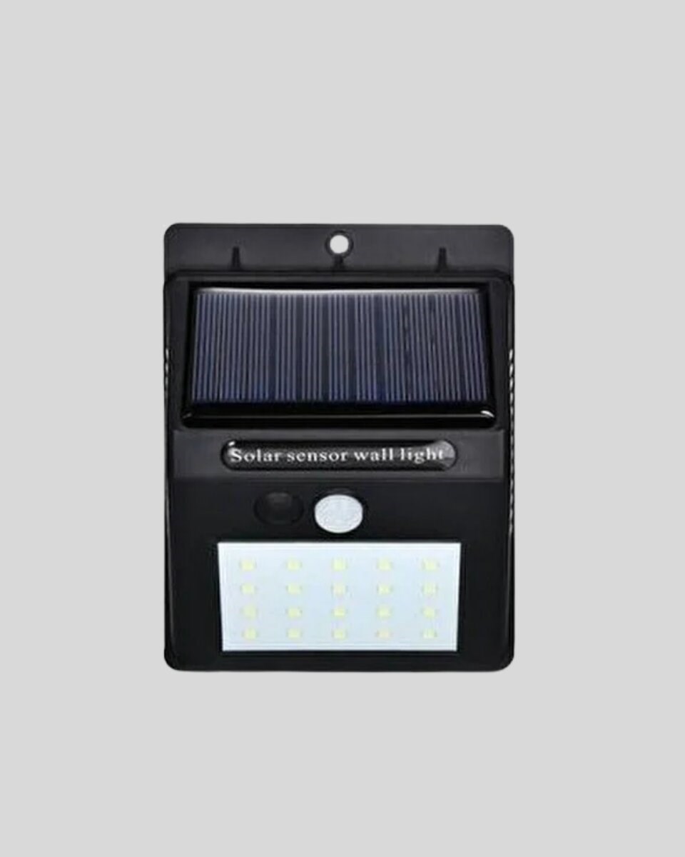 Sensörlü, Güneş Enerjili LED Duvar Lambası Bahçe ve Balkon Aydınlatma