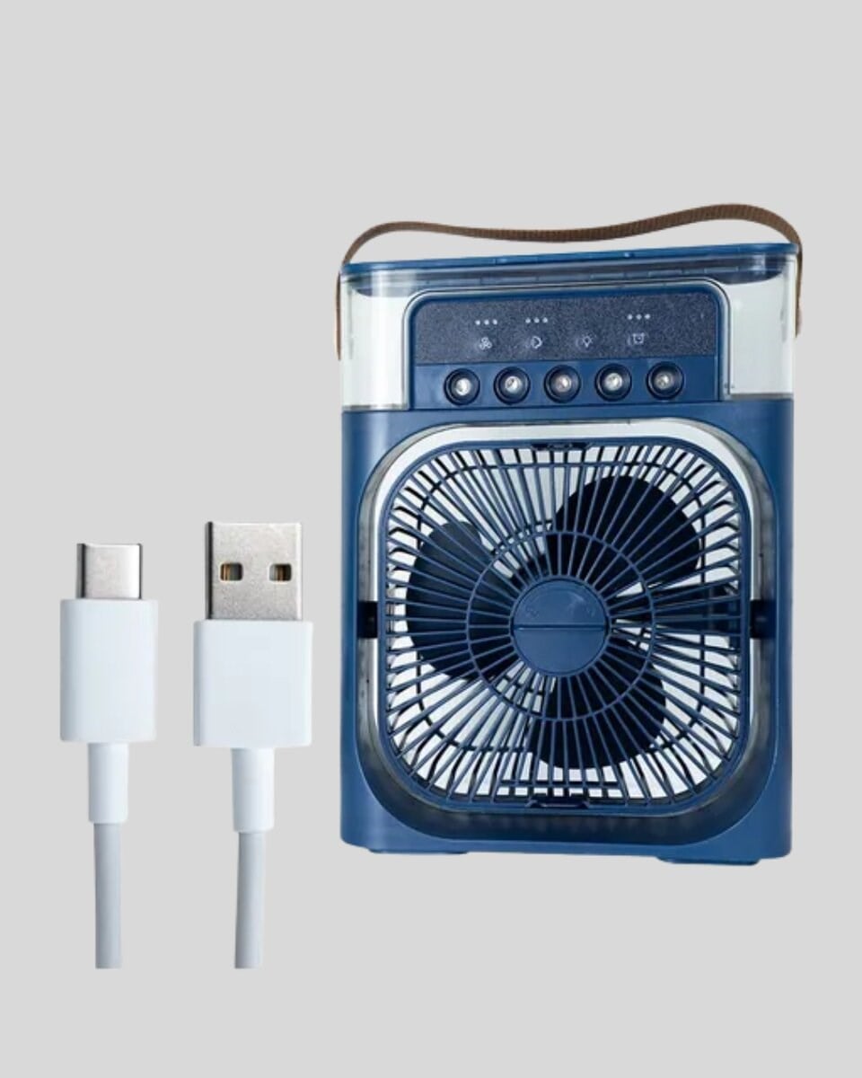 Sessiz Çalışan Turbo Fan Güçlü Hava Akışlı Masa Üstü Vantilatör