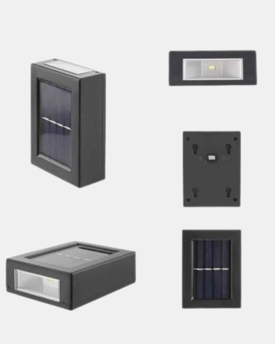 Solar Dış Mekan Aplik Su Geçirmez Dayanıklı LED Aydınlatmalı