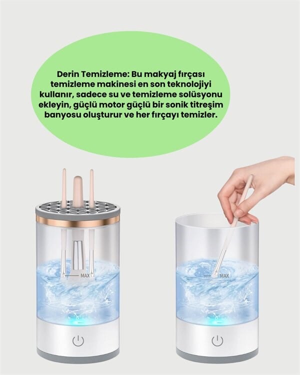 Sonik Titreşimli Fırça Temizleme Makinesi