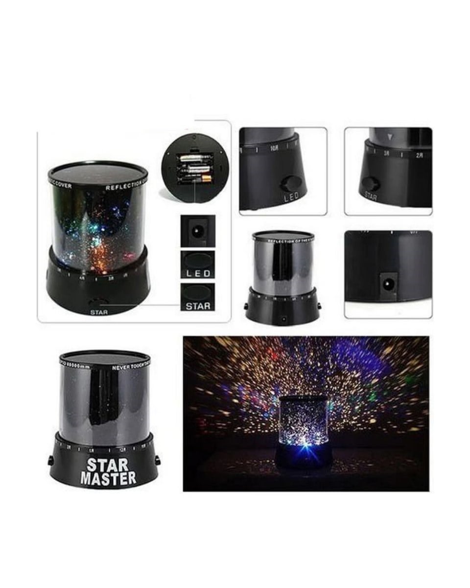 Star Projektör Gece Lambası Tavana Yıldız Yansıtan LED Işık