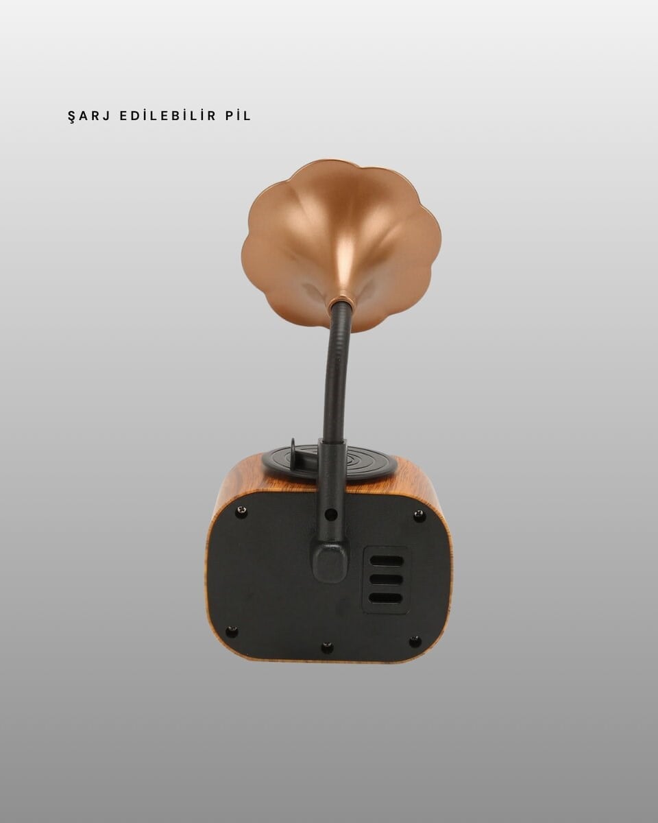 Taşınabilir Mini Retro Radyo Bluetooth Hoparlör USB SD AUX Destekli Yeni Nesil