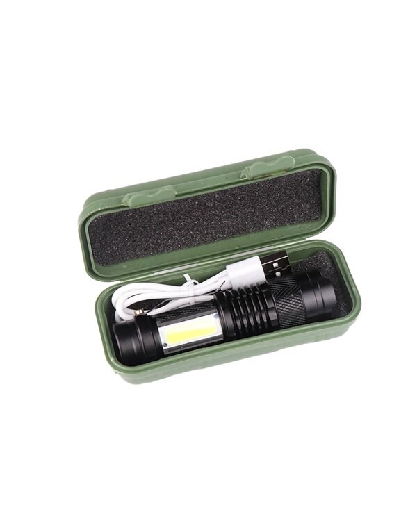 Taşınabilir Şarjlı LED Fener - 4 Modlu, 2000LM, Ayarlanabilir Odak