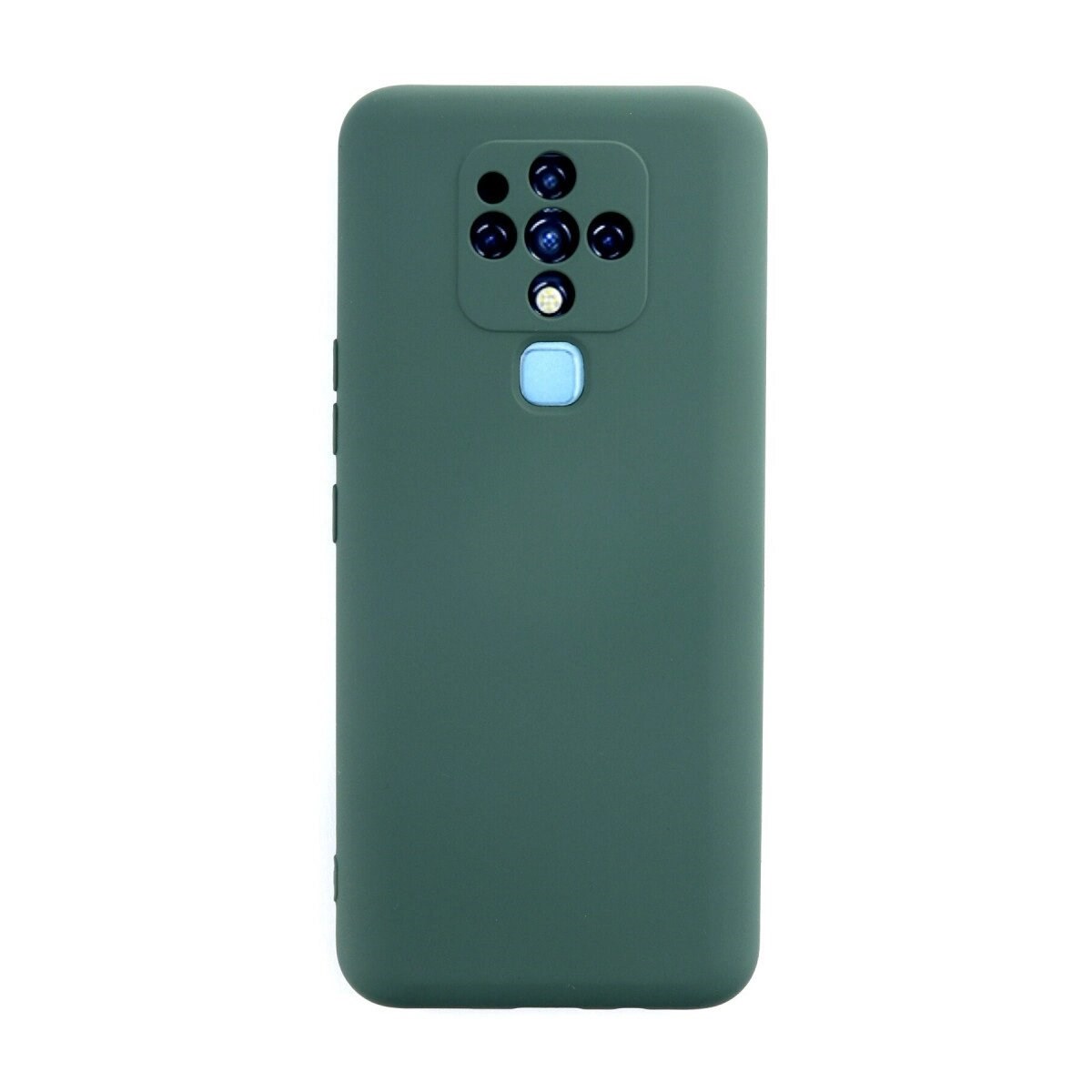 Tecno Camon 16 Kılıf Nano İçi Kadife Silikon - Koyu Yeşil