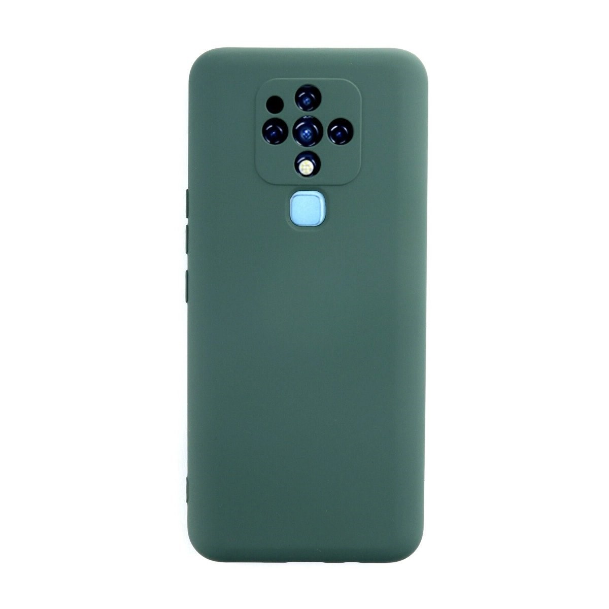 Tecno Camon 16 Kılıf Nano İçi Kadife Silikon - Koyu Yeşil