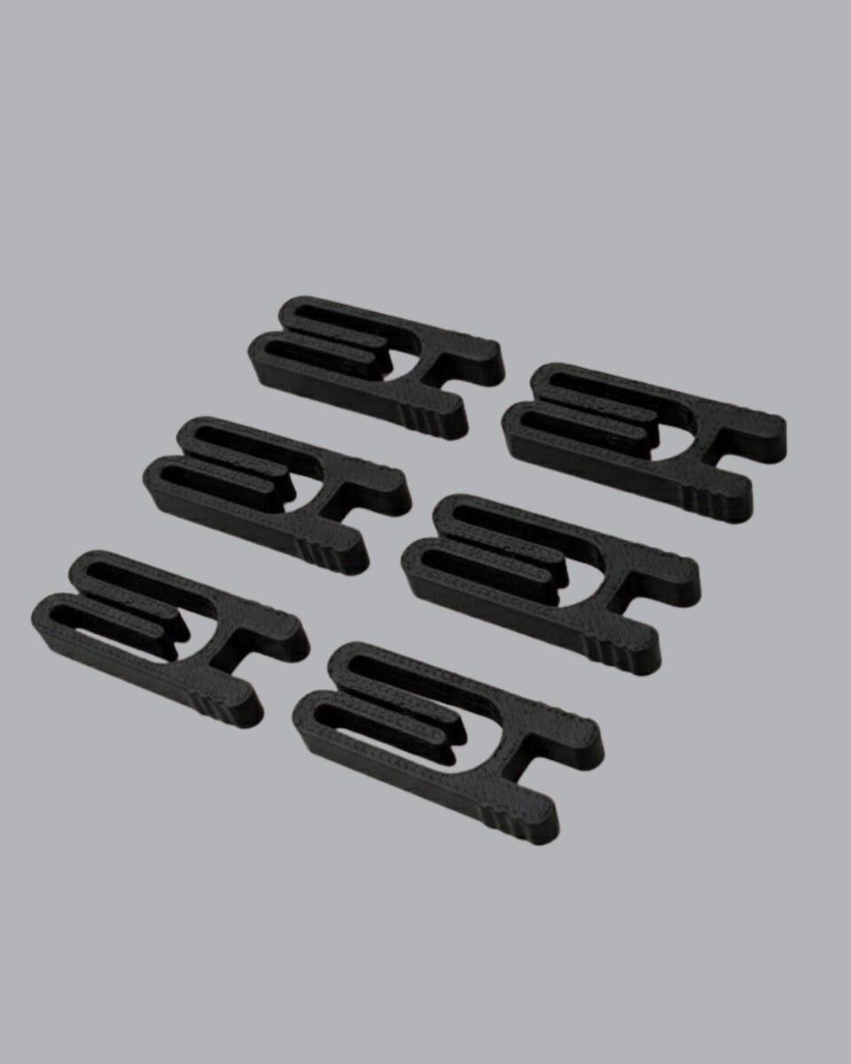 Tekrar Kullanılabilir Poşet Mandalı Siyah 6’lı Set