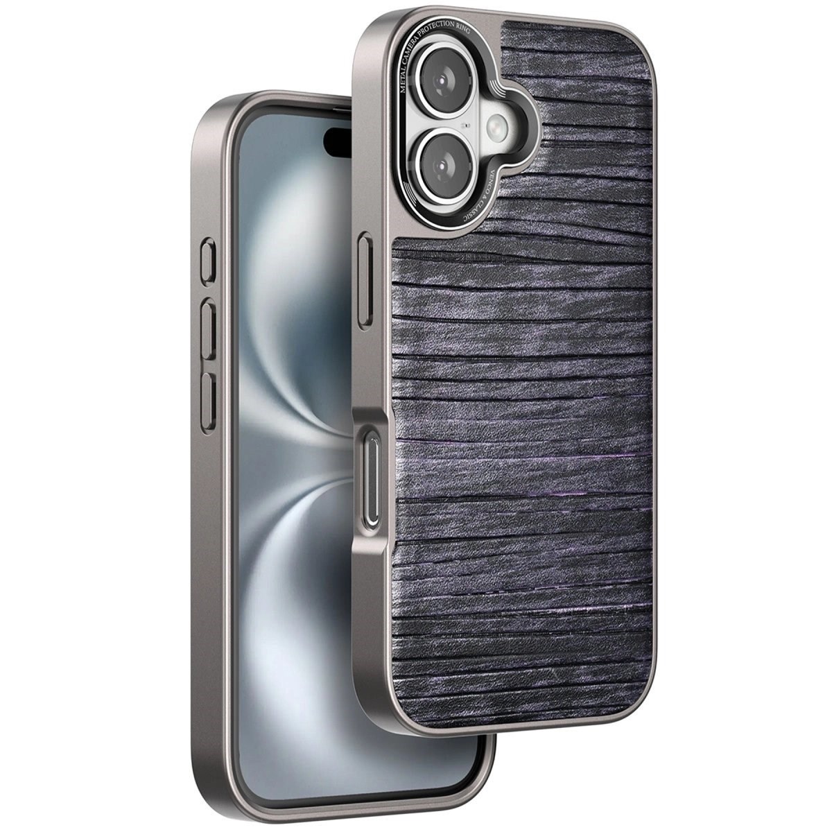 Venco İphone 16 Wave Kapak - Derin Mor