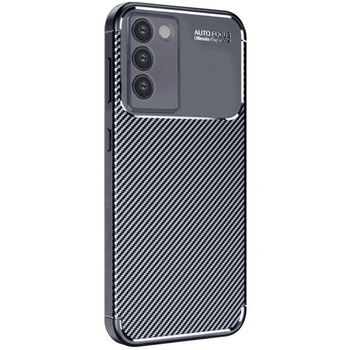Vivo V30 Lite 4g Kılıf Auto Focus Karbon Kapak - Siyah