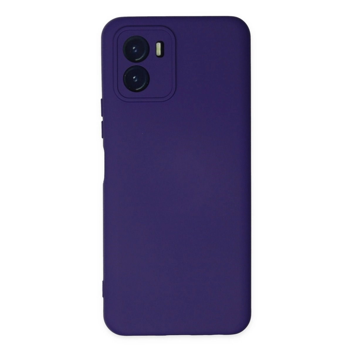 Vivo Y15s Kılıf Nano İçi Kadife Silikon - Mor