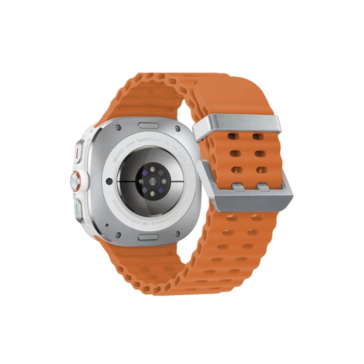 Watch 7 Ultra Kr417 Rug Silikon Kordon (saat Değildir) - Turuncu