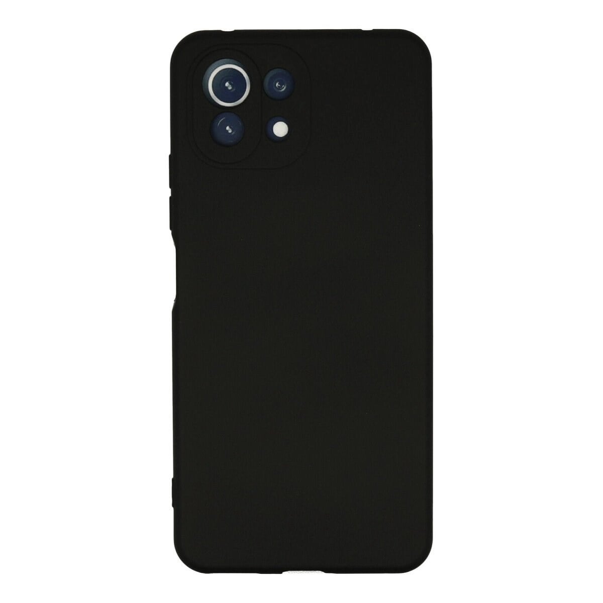 Xiaomi Mi 11 Lite Kılıf Nano İçi Kadife Silikon - Siyah