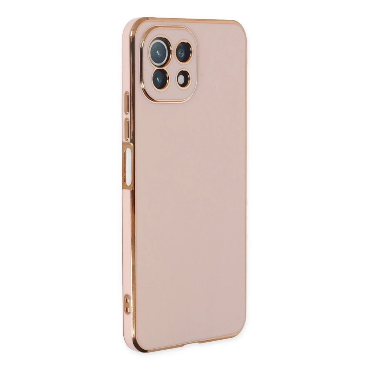 Xiaomi Mi 11 Lite Kılıf Volet Silikon - Pembe