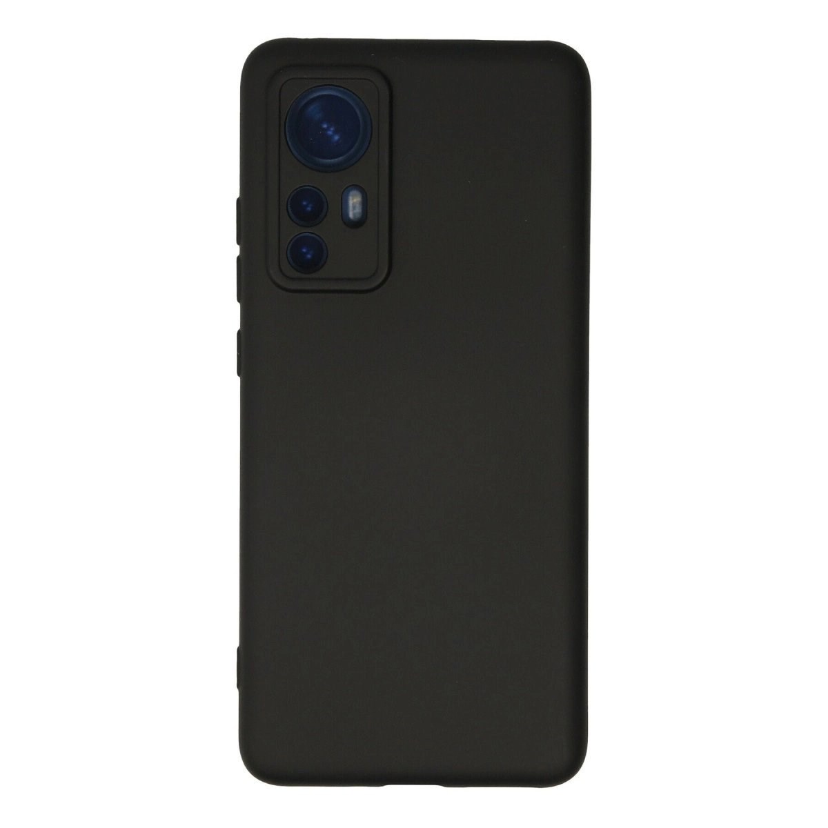 Xiaomi Mi 12 Kılıf Nano İçi Kadife Silikon - Siyah