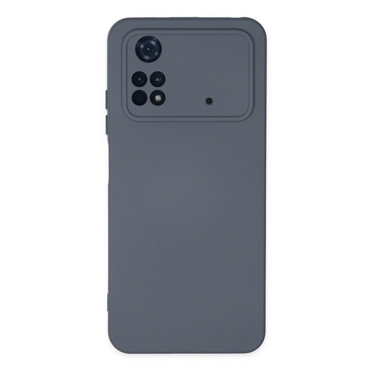 Xiaomi Poco M4 Pro 4g Kılıf Nano İçi Kadife Silikon - Gri