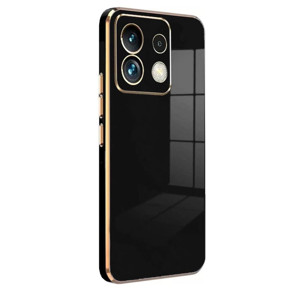 Xiaomi Poco M6 Pro 4g Kılıf Volet Silikon - Siyah