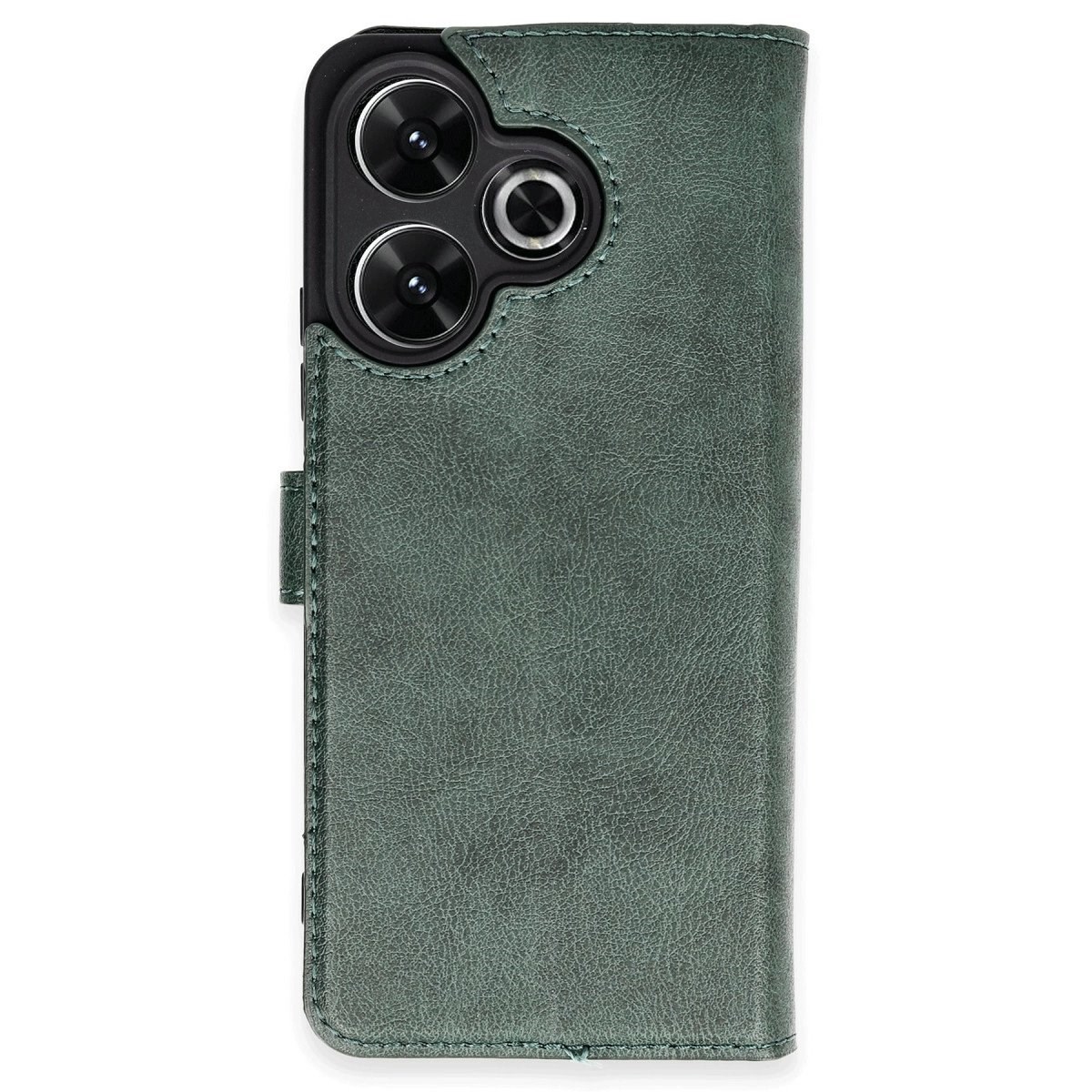 Xiaomi Redmi 13 4g Kılıf Trend S Plus Kapaklı Kılıf - Yeşil