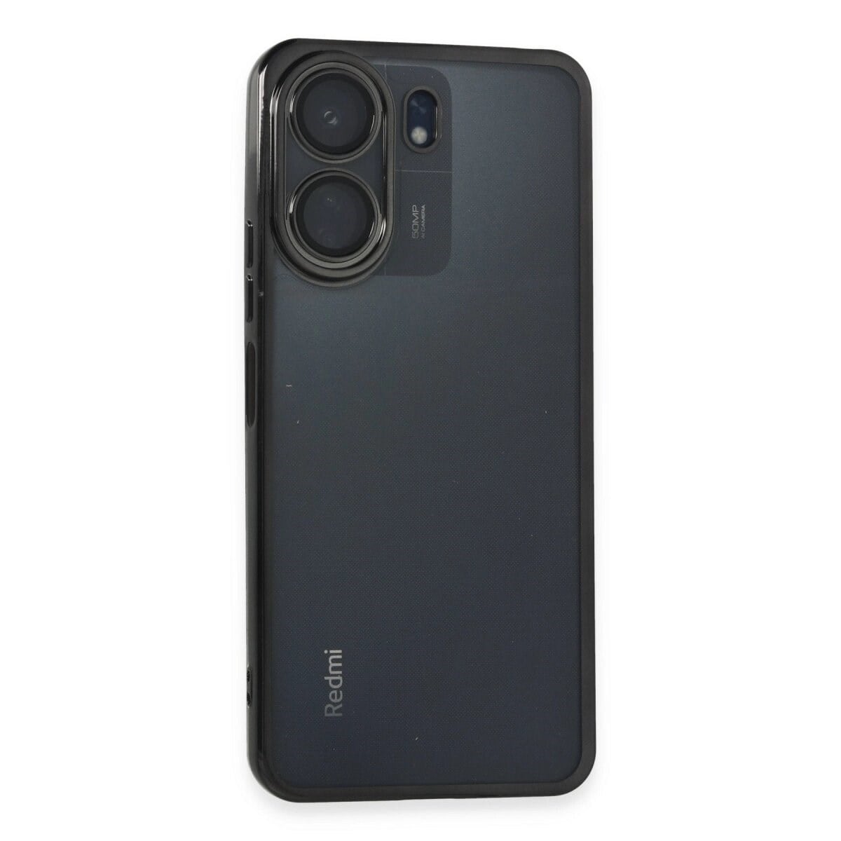 Xiaomi Redmi 13c Kılıf Razer Lensli Silikon - Siyah