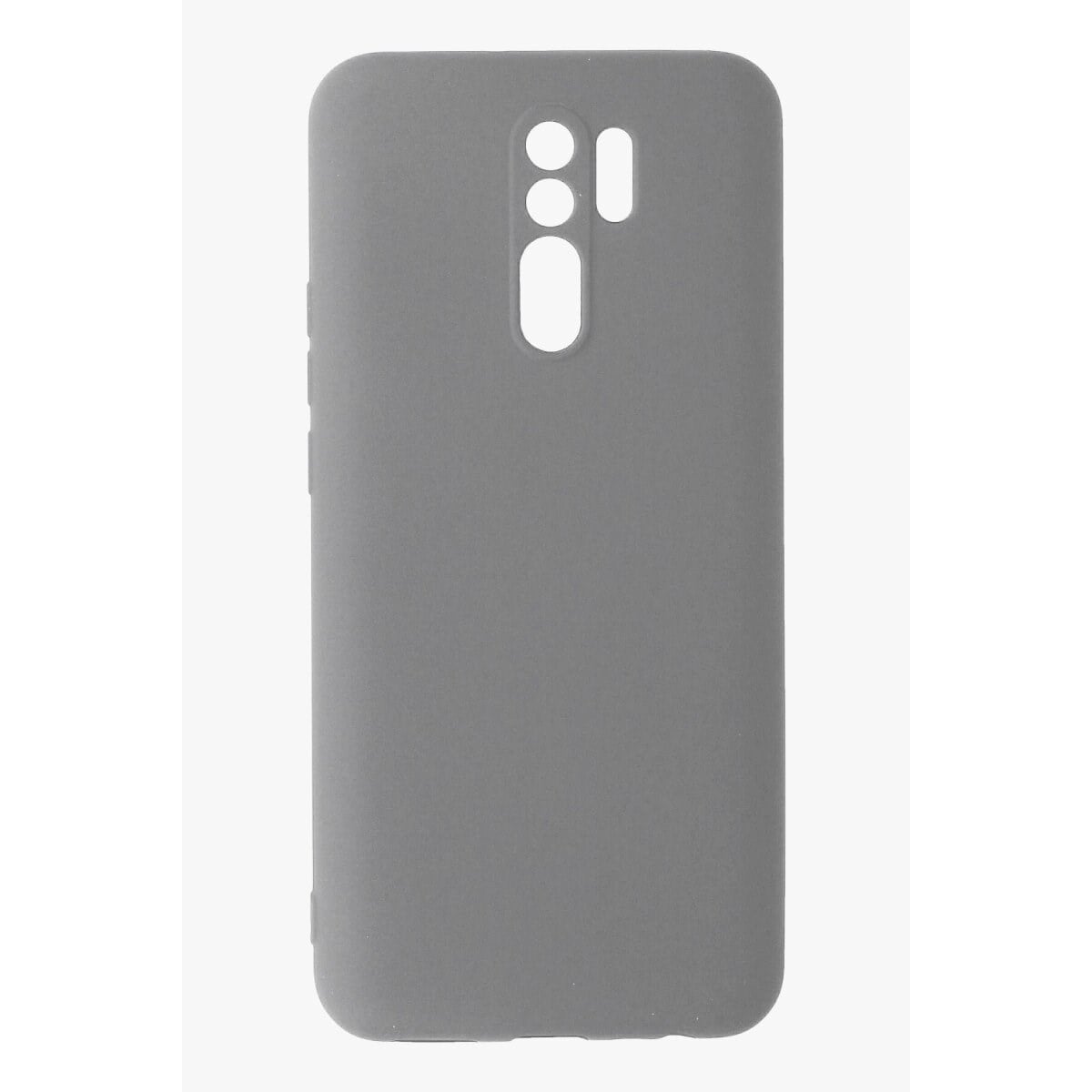 Xiaomi Redmi 9 Kılıf Nano İçi Kadife Silikon - Gri