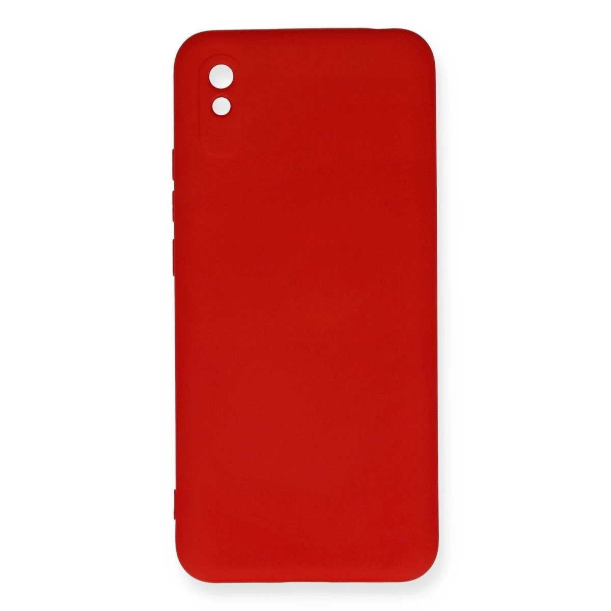 Xiaomi Redmi 9a Kılıf Nano İçi Kadife Silikon - Kırmızı