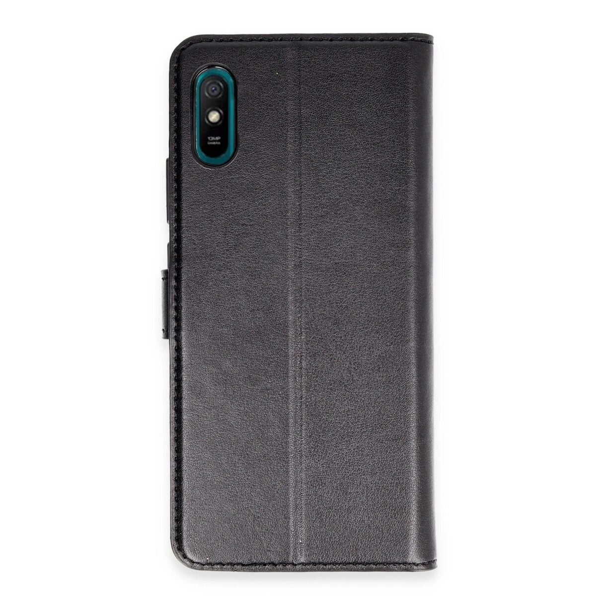 Xiaomi Redmi 9a Kılıf Trend S Plus Kapaklı Kılıf - Siyah