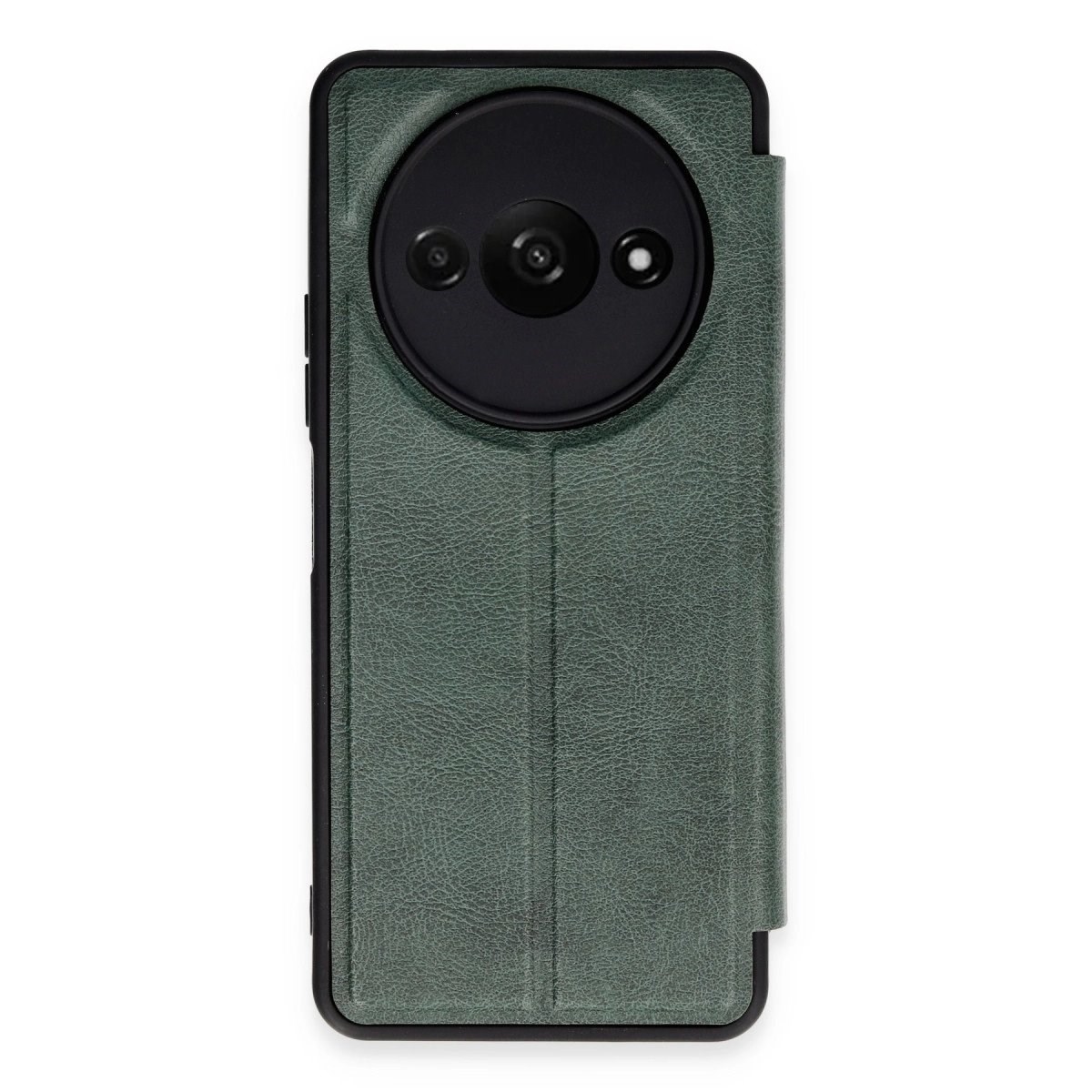 Xiaomi Redmi A3 4g Kılıf Flip Cover - Koyu Yeşil