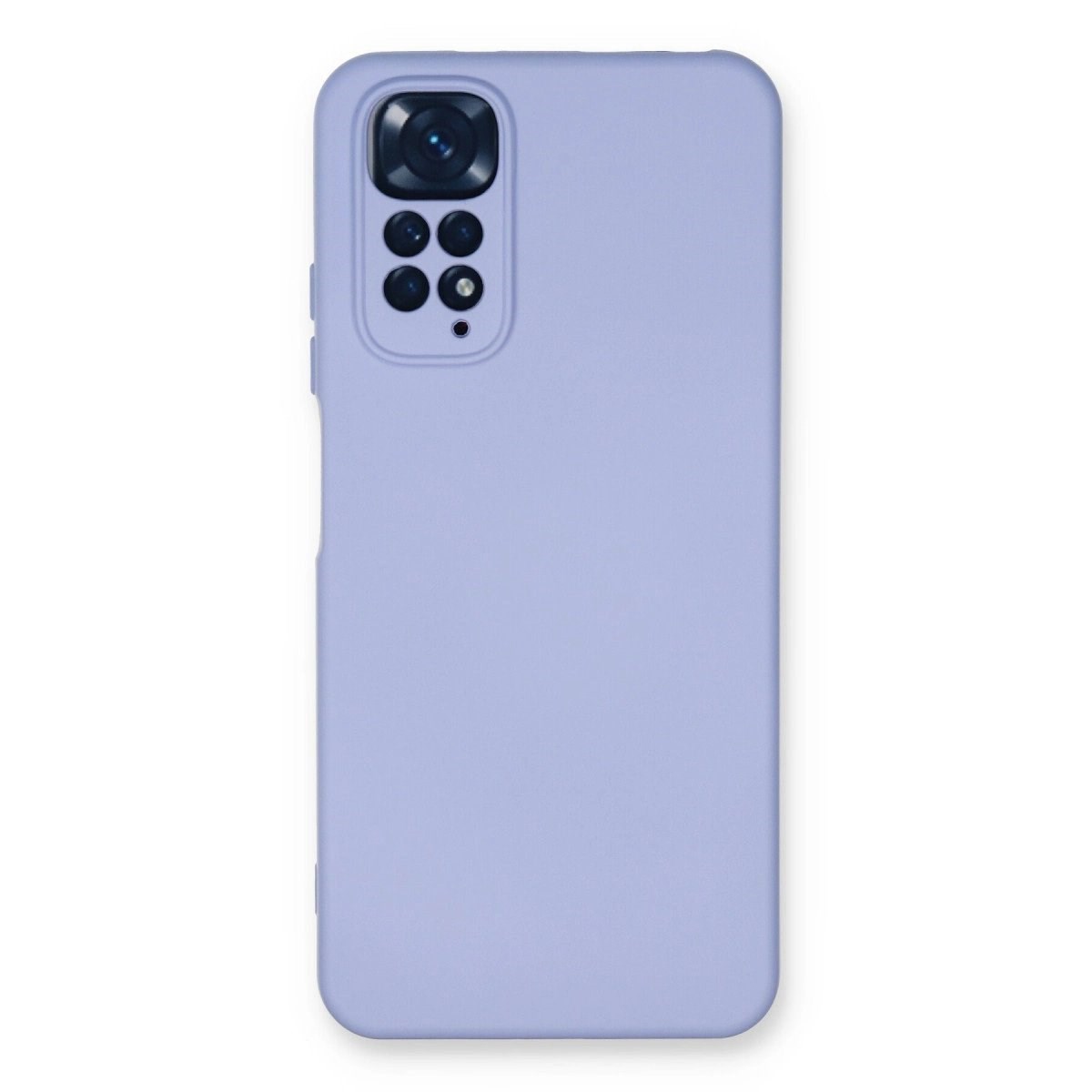 Xiaomi Redmi Note 11 Kılıf Nano İçi Kadife Silikon - Lila