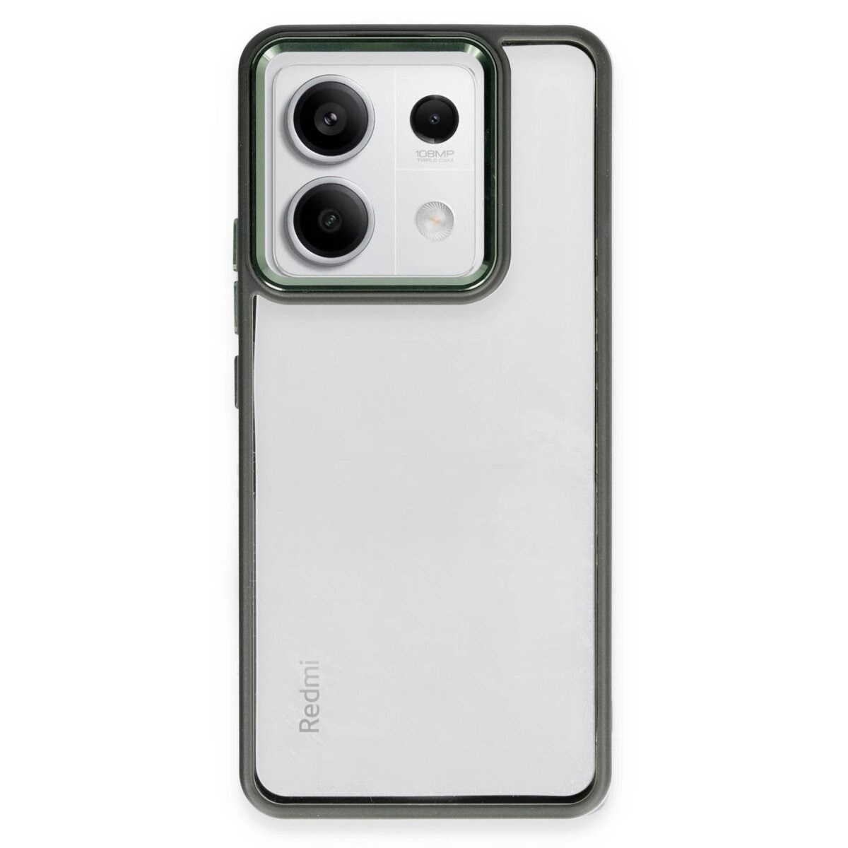 Xiaomi Redmi Note 13 4g Kılıf Power Silikon - Koyu Yeşil