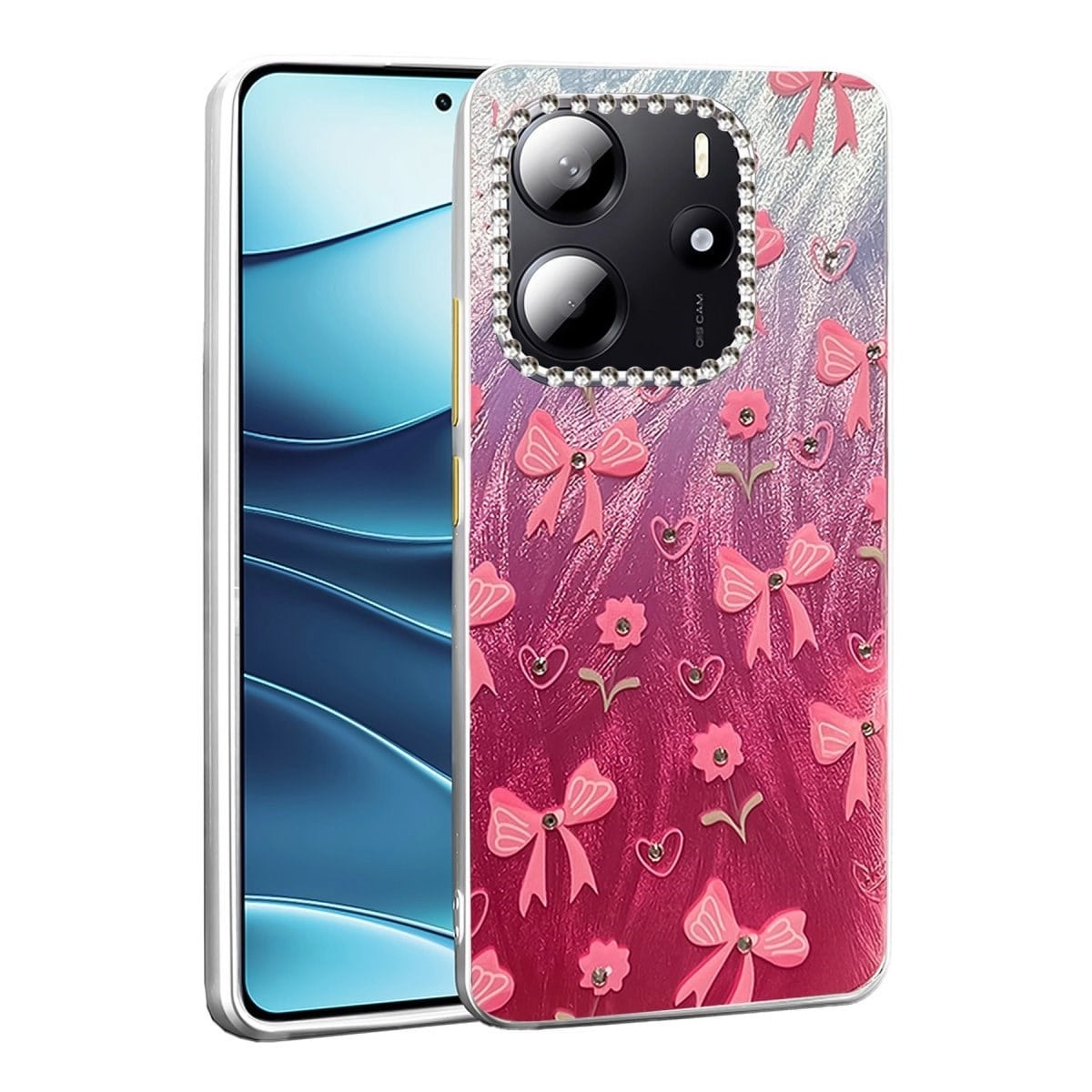 Xiaomi Redmi Note 14 4g Kılıf Blade Aynalı Desenli Kapak - Desen 3