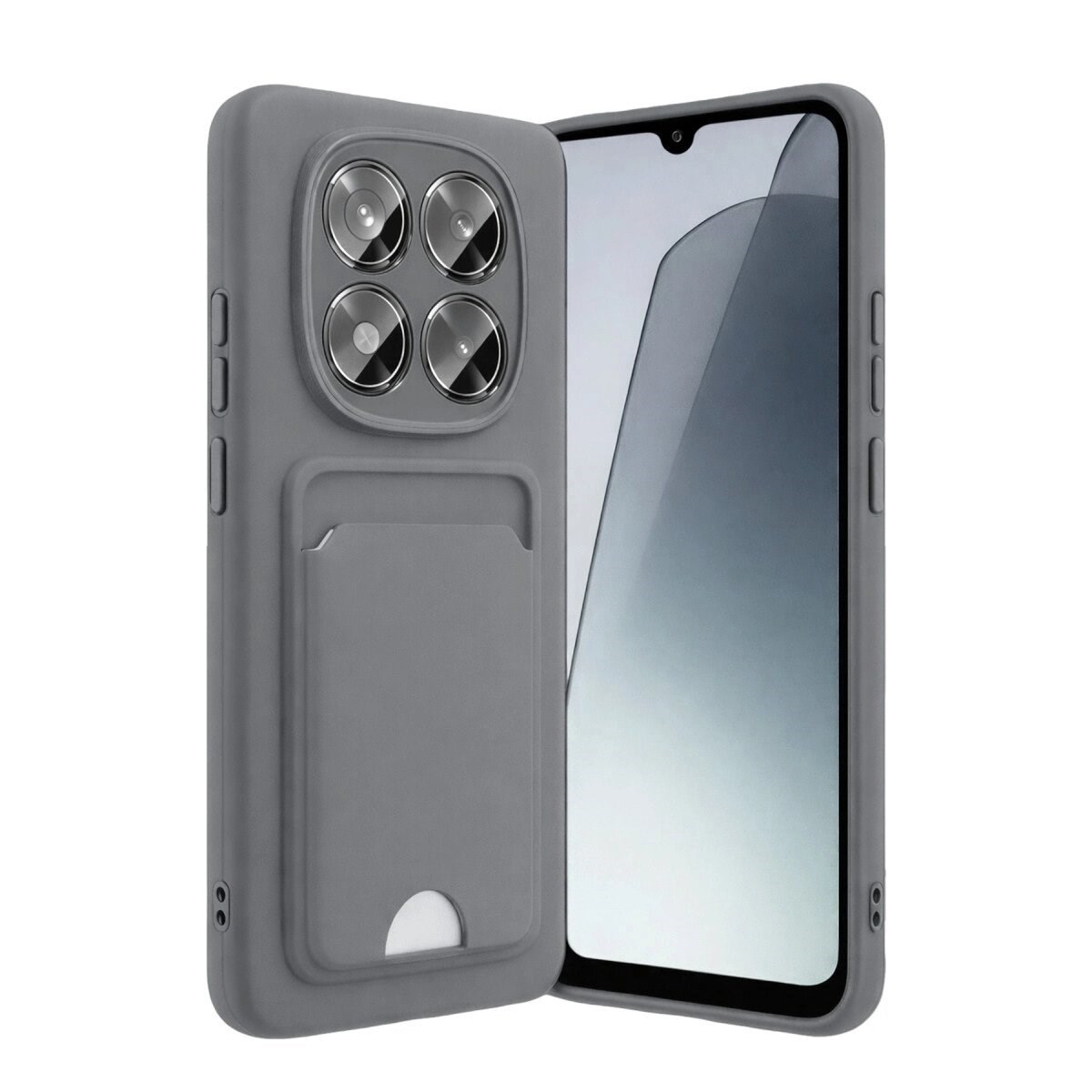 Xiaomi Redmi Note 15 4g Kelvin Kartvizitli Silikon - Gri