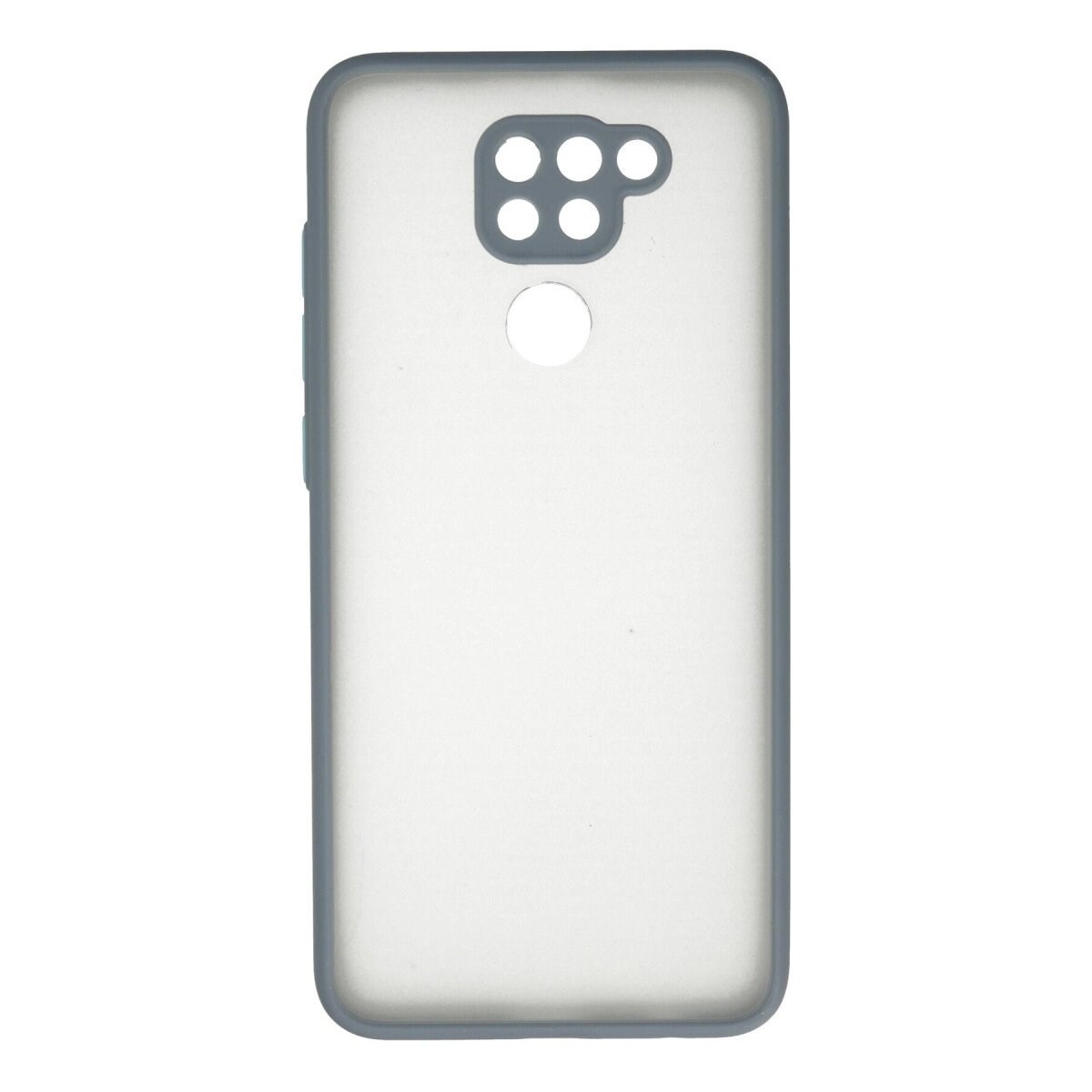Xiaomi Redmi Note 9 Kılıf Montreal Silikon Kapak - Gri