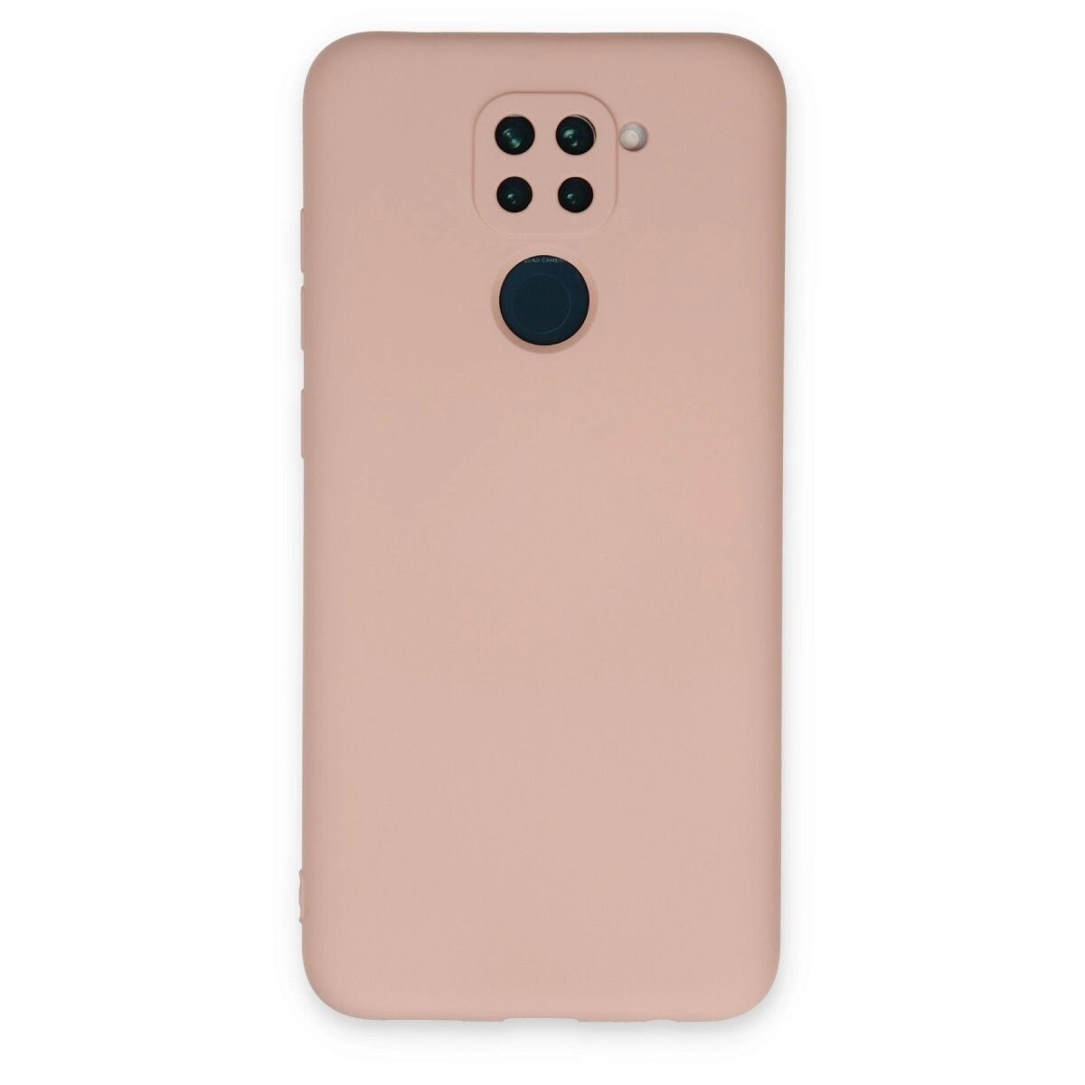 Xiaomi Redmi Note 9 Kılıf Nano İçi Kadife Silikon - Pudra