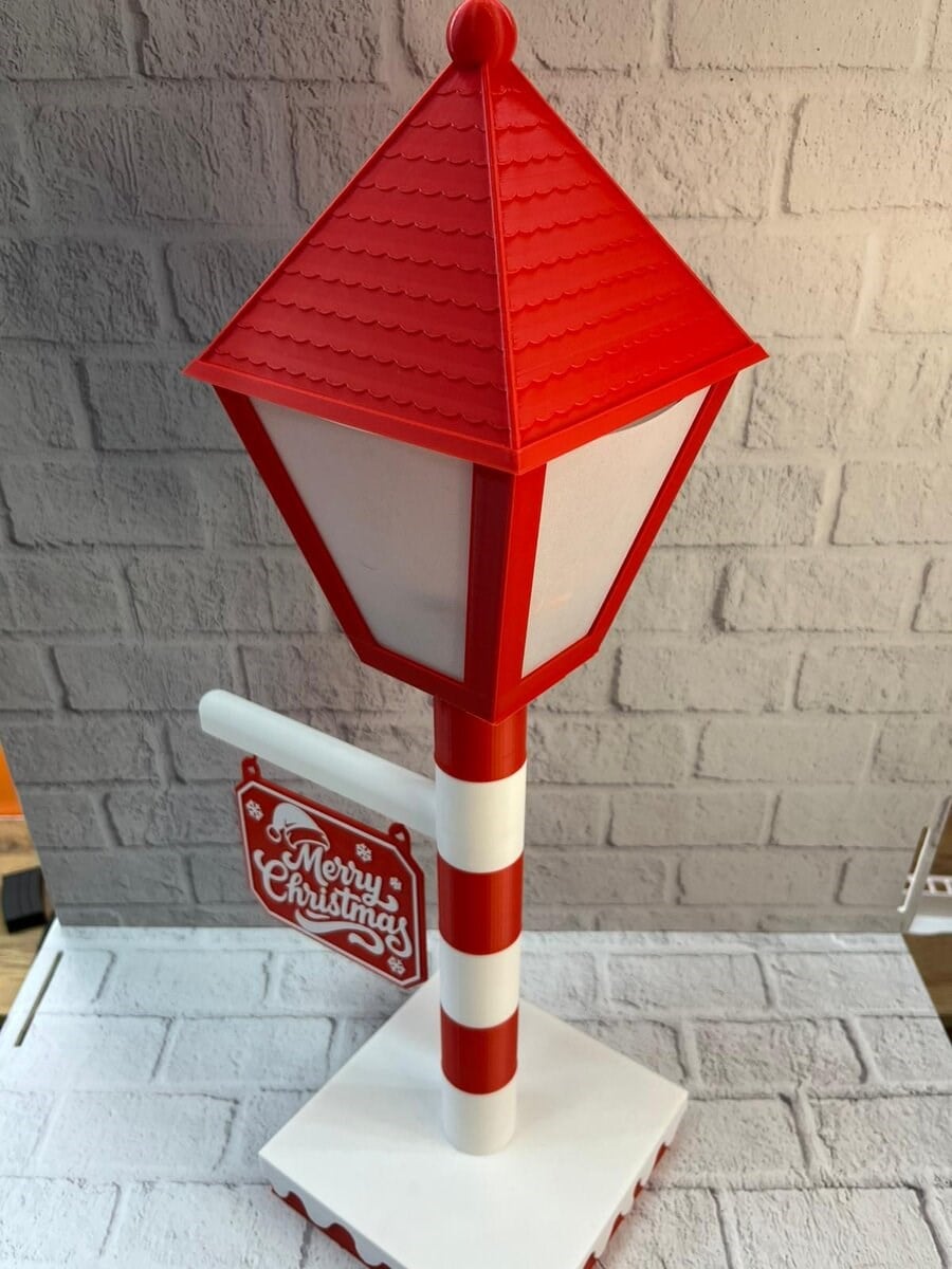 Yılbaşı Tabelalı Dekoratif Lamba Merry Christmas Işıklı Tasarım