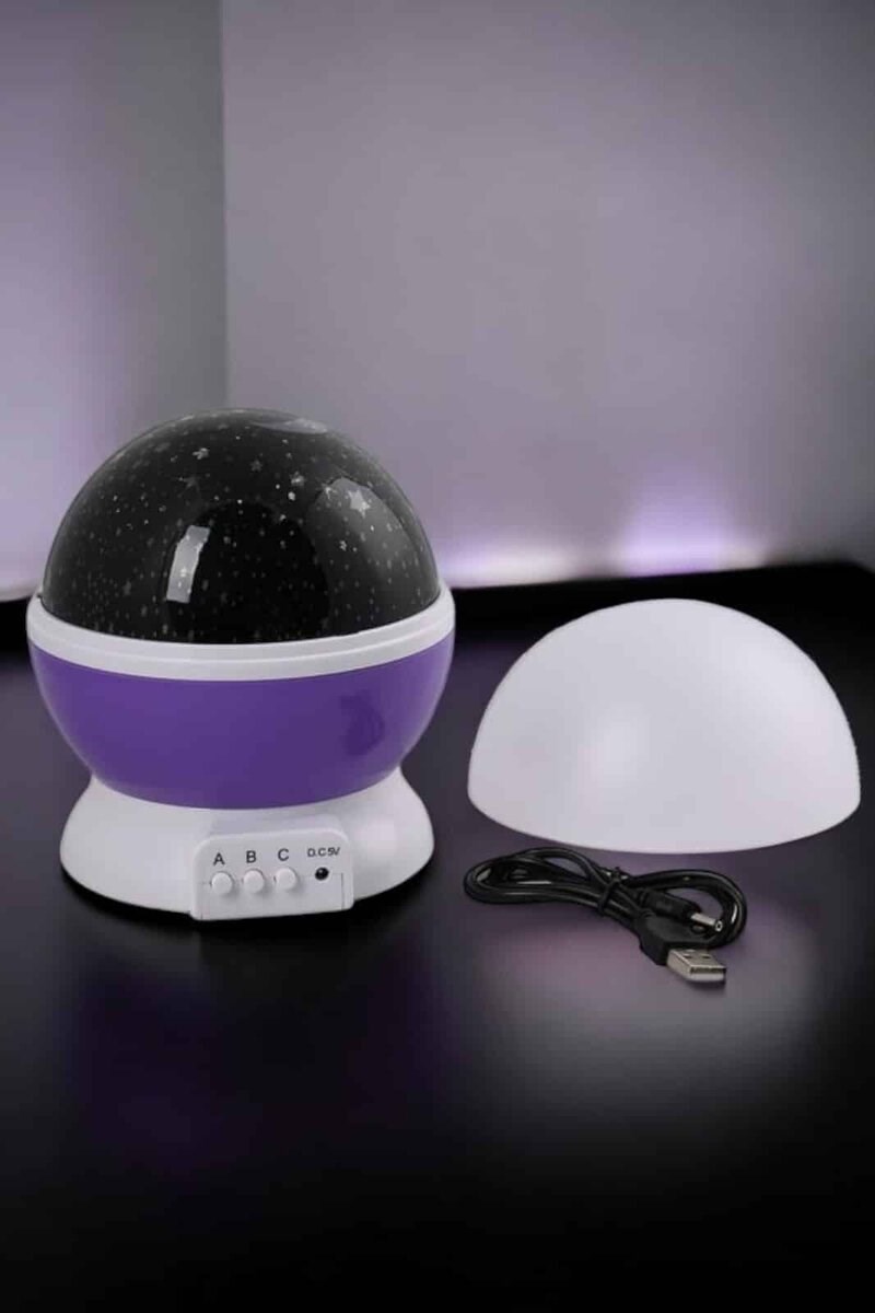 Yıldızlı Gökyüzü Projeksiyon Gece Lambası Hareketli Işık Şovu